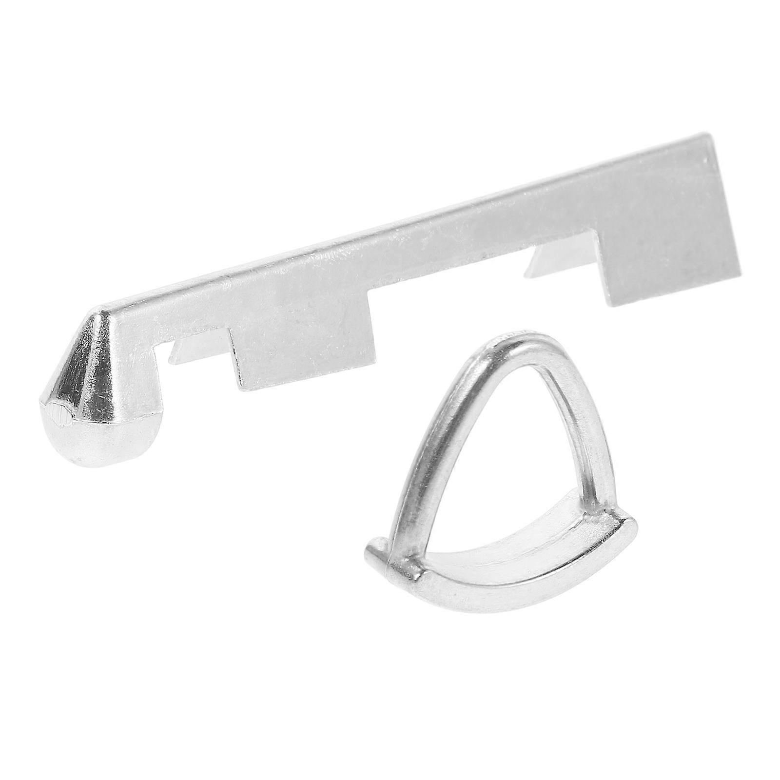 Pool Cue Tip Shaper Tool Billiard Rod Maintenance Silver 3.00X3.00X1.00CM 1Set