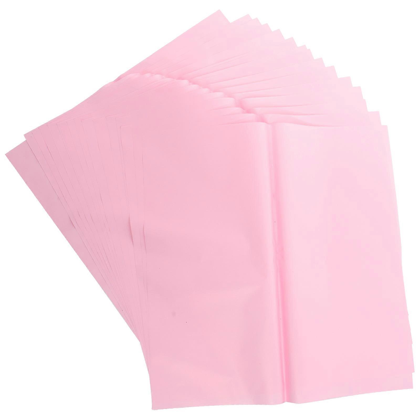 Matte Translucent Wrapper Wedding Occasion Pink 56X56CM 20 Sheets