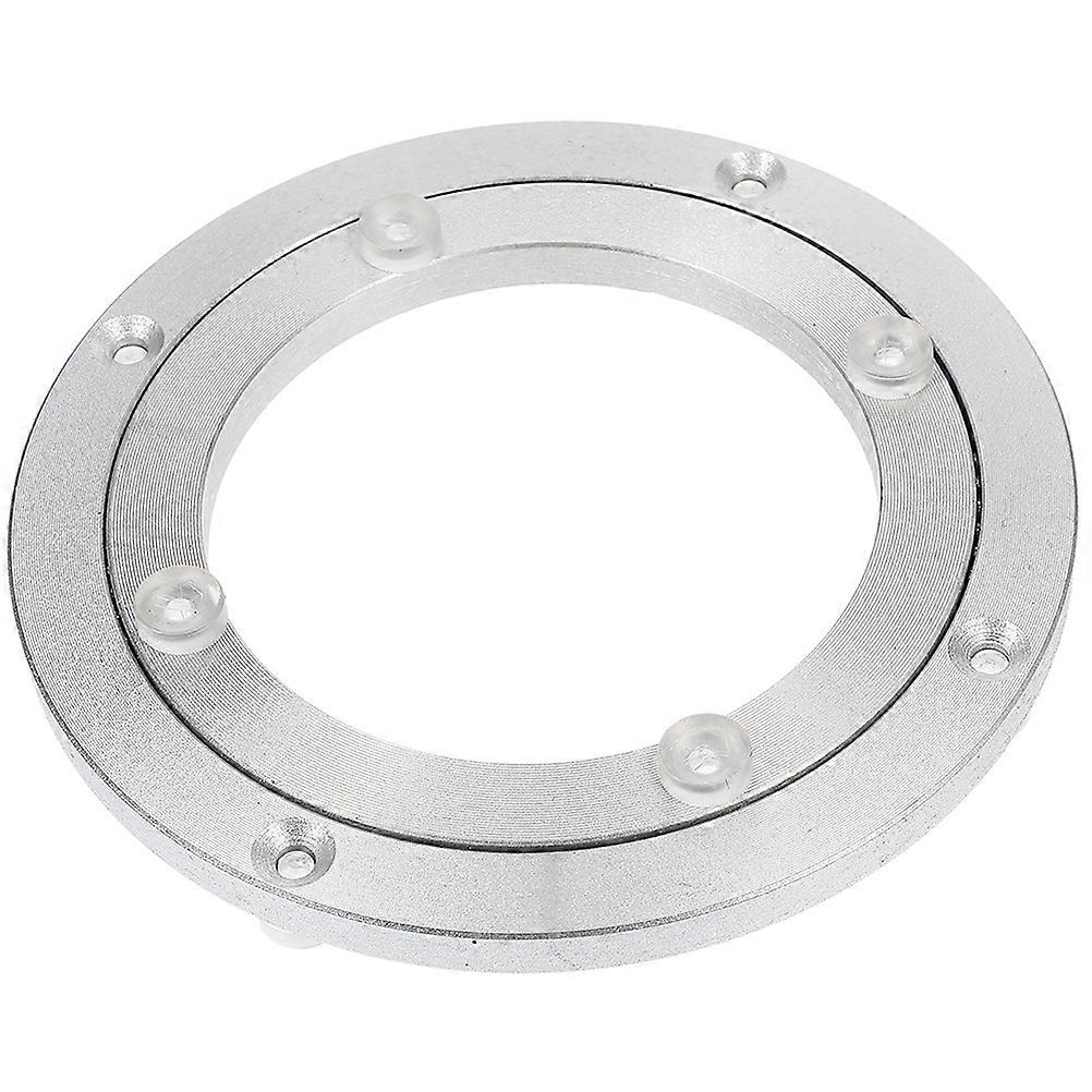 الصفحة الرئيسية القرص الدوار قاعدة الثقيلة القرص الدوار تحمل سبائك الألومنيوم لحامل التلفزيون 4.72X4.72X0.35in خالية من الضوضاء 1 قطعة