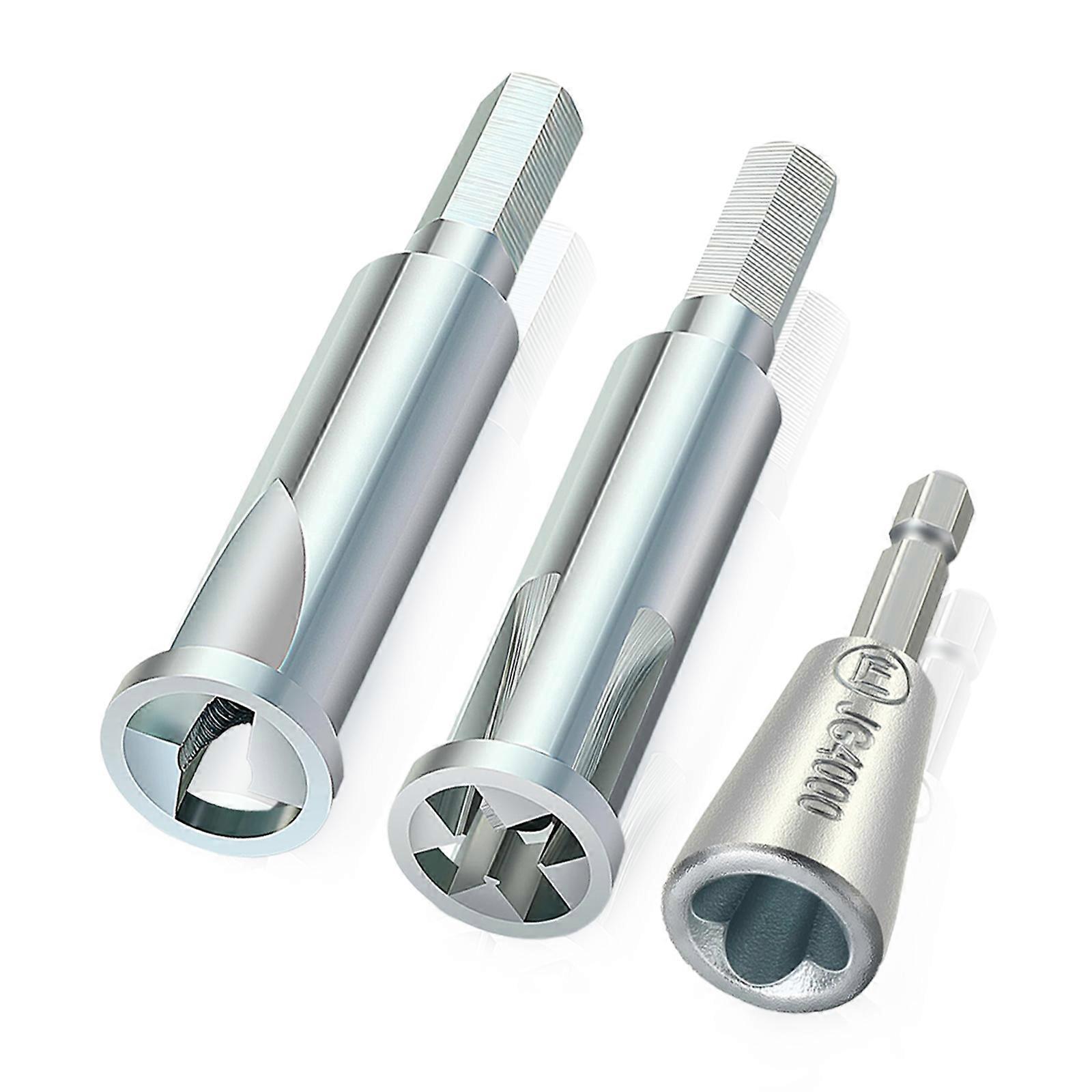 Feekoon Wire Twisting Tool for Drill, 3 Way/5 Way Twister and 6mm Hex Shank Wire Twister Electrical Cable Twisting Tool, with 1/4" Hex Shank