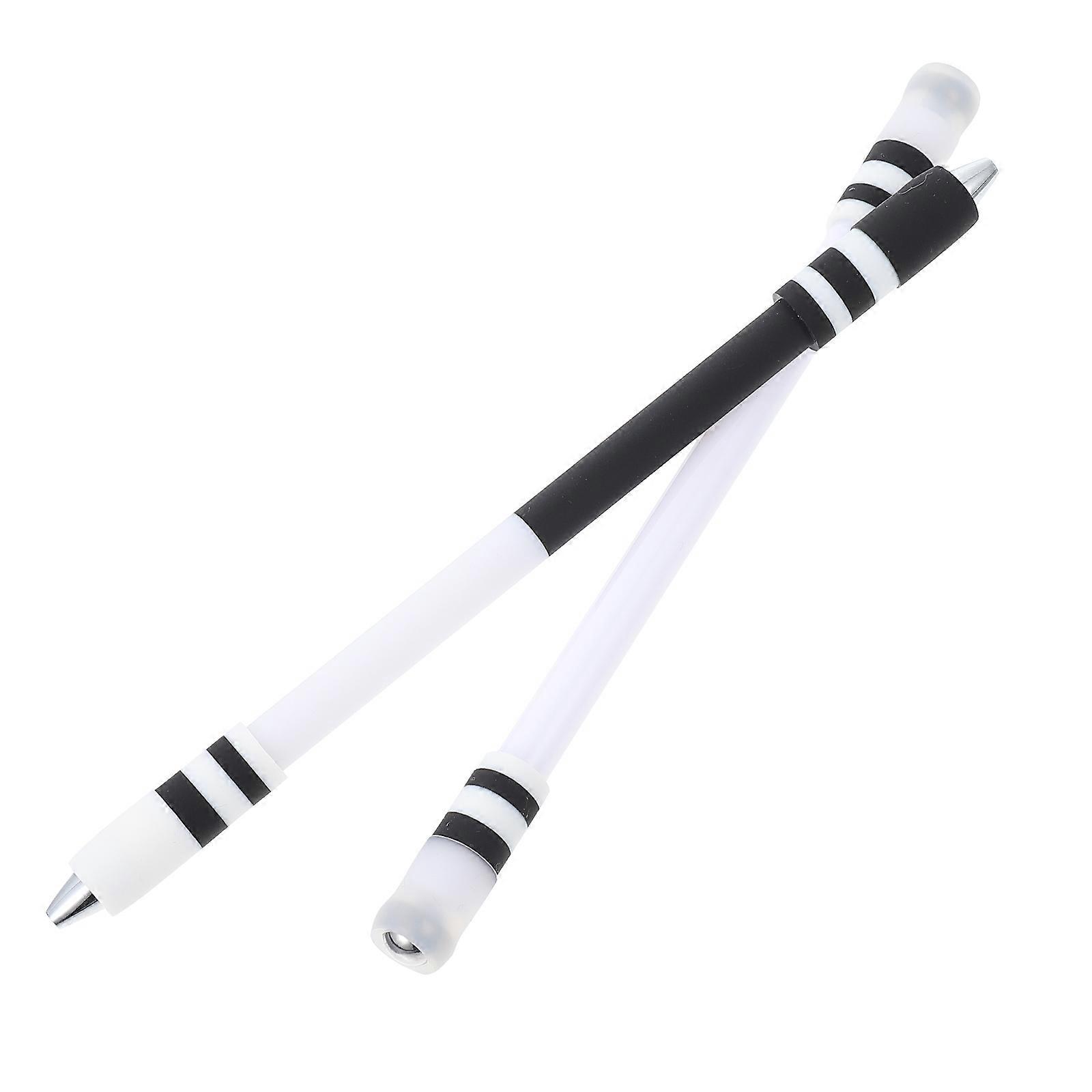 Rolling Finger Pen Flying Pens Rotating Friends Leisure Time PC Material 2Pcs