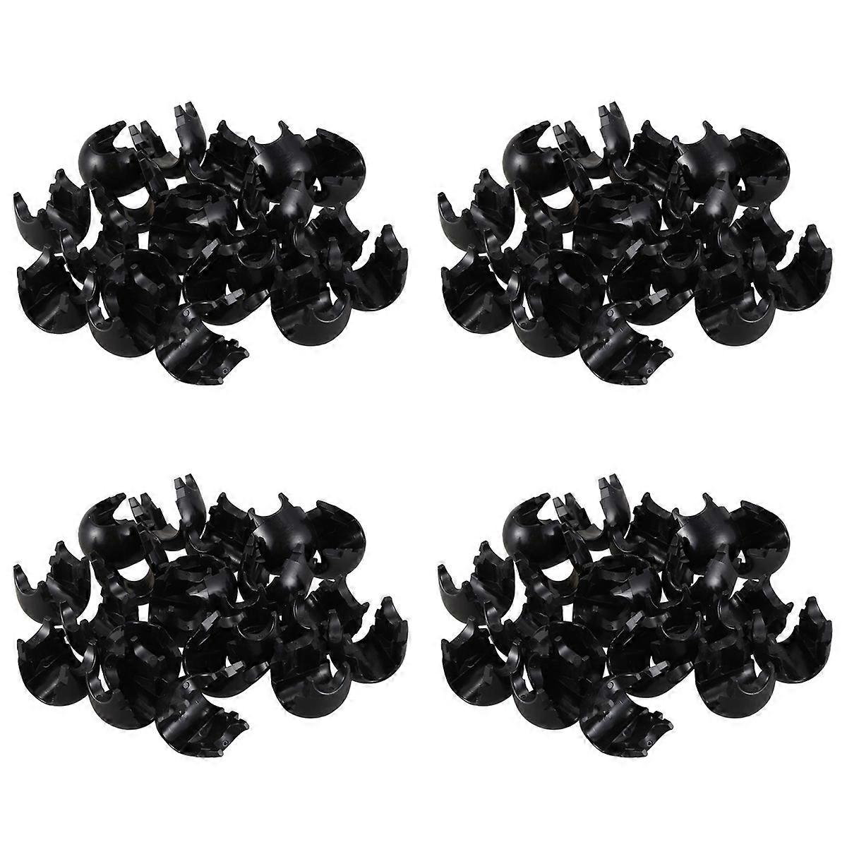 10Pcs Climbing Rope Net Plastic Connector Net Buckle Climbing Black
