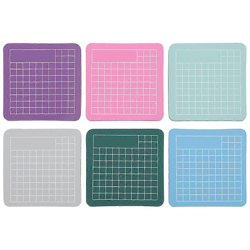 Scoring Board For Card Making Cutting Mats Daily Life Durability Mint Green 2.36x2.36x0.04inch 6Pack