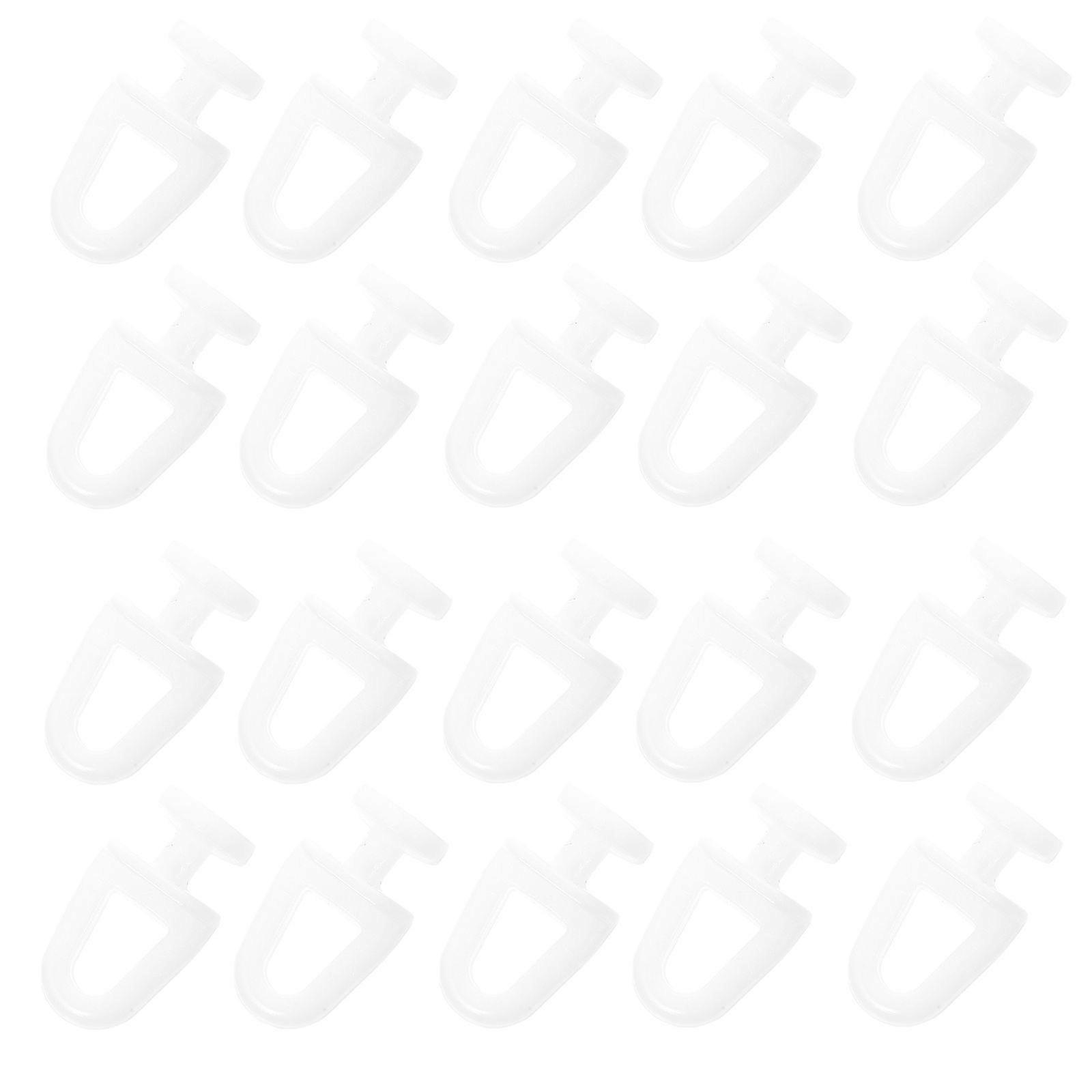 200Pcs Vorhangbahn Dämpfer Gleiter Kunststoff Vorhang Räder Vorhang Vorhang Zubehör