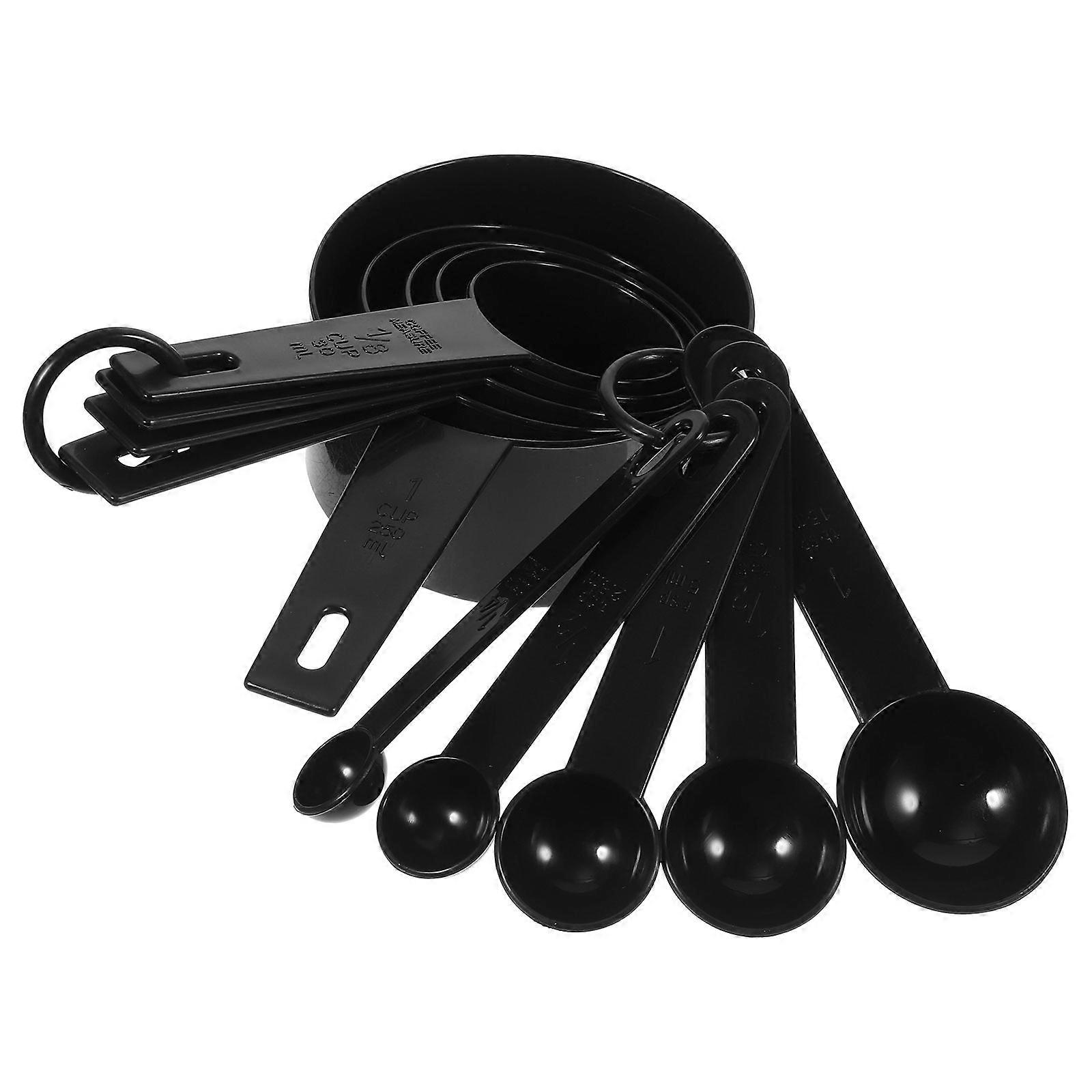 Measuring Cup And Spoon Set Kitchen Tools Baking Lovers Comfortable Handle 13.5X9.2X5CM 1 Set