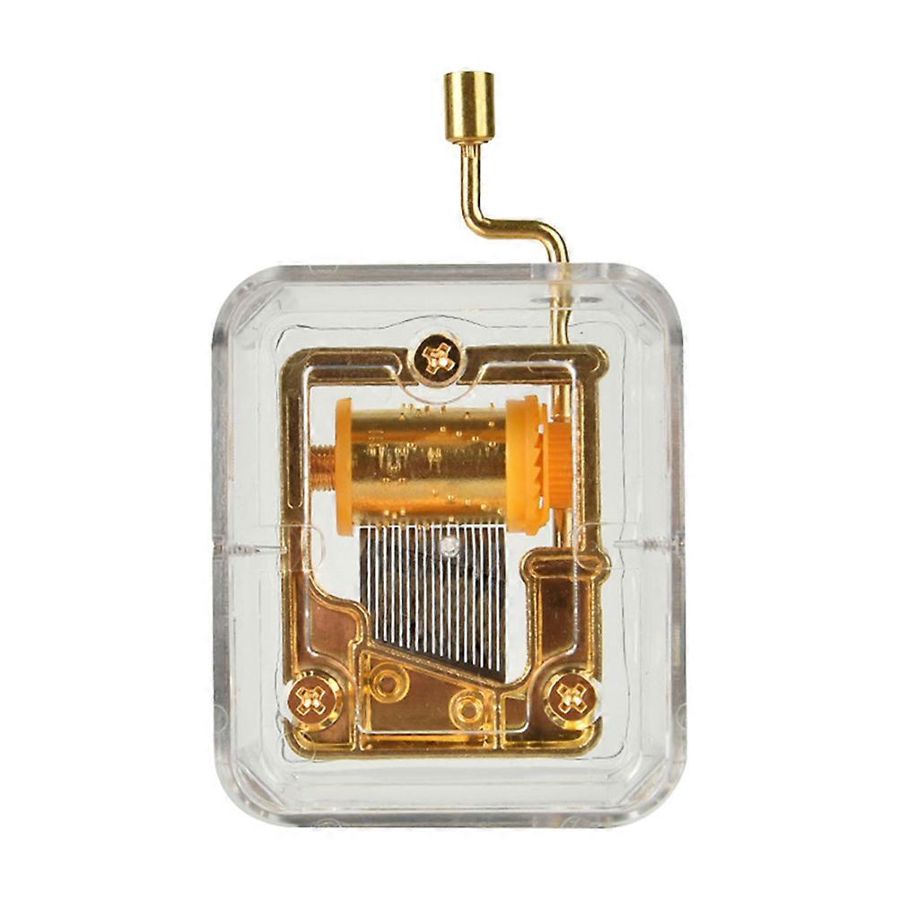 a detailed product description for your **Transparent DIY Musical Box (Cartoon Design)** that highlights its features and appeal for various