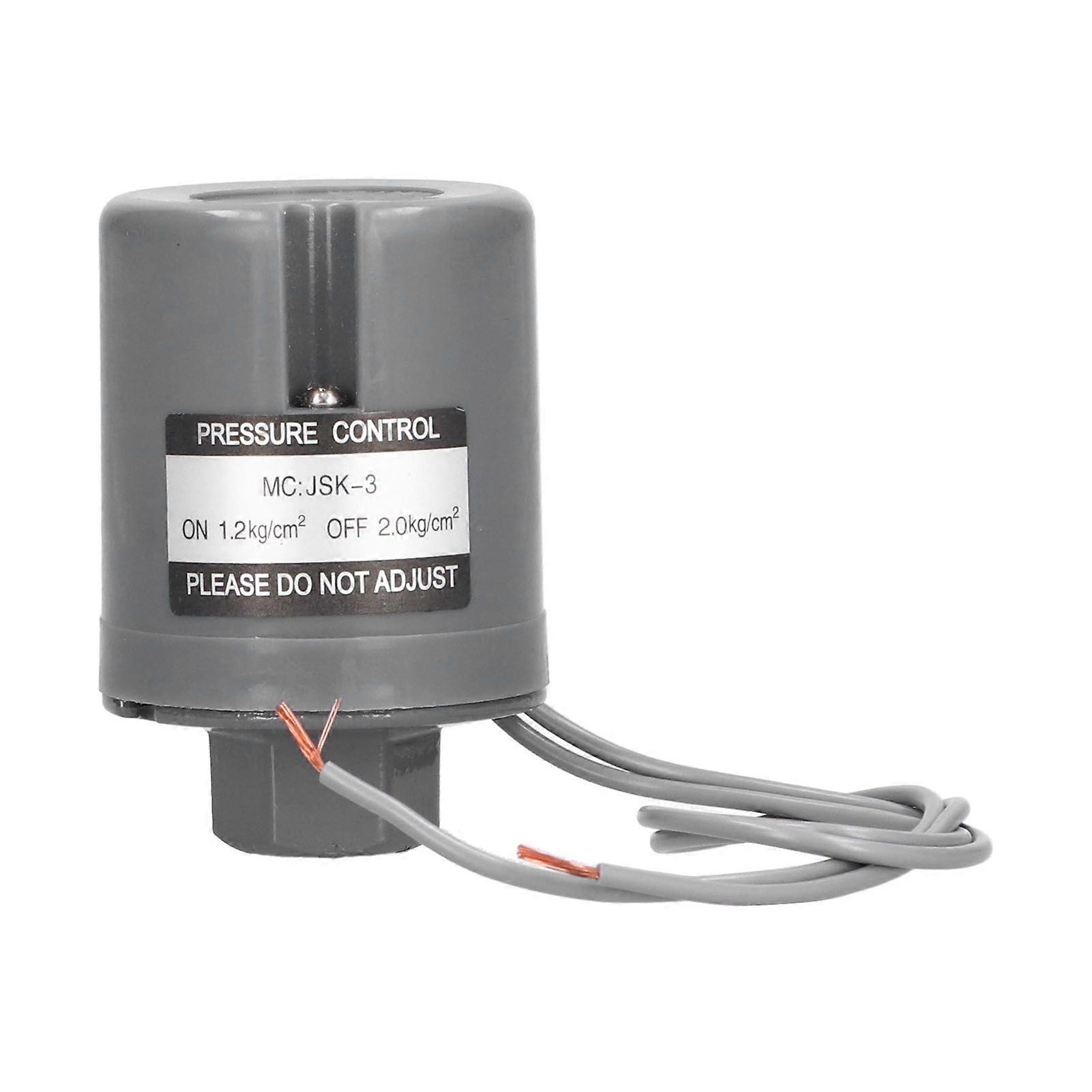 Automatisk vandpumpe trykafbryderregulator 3/8in hun gevind 220V 1.22.0kg / cm JSK3A