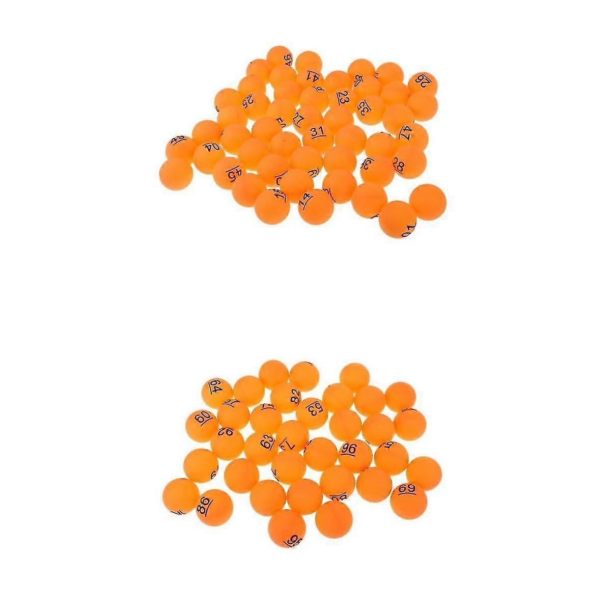 100 pezzi PP materiale palline da ping pong 40 mm numero 1 -100 - colore arancione