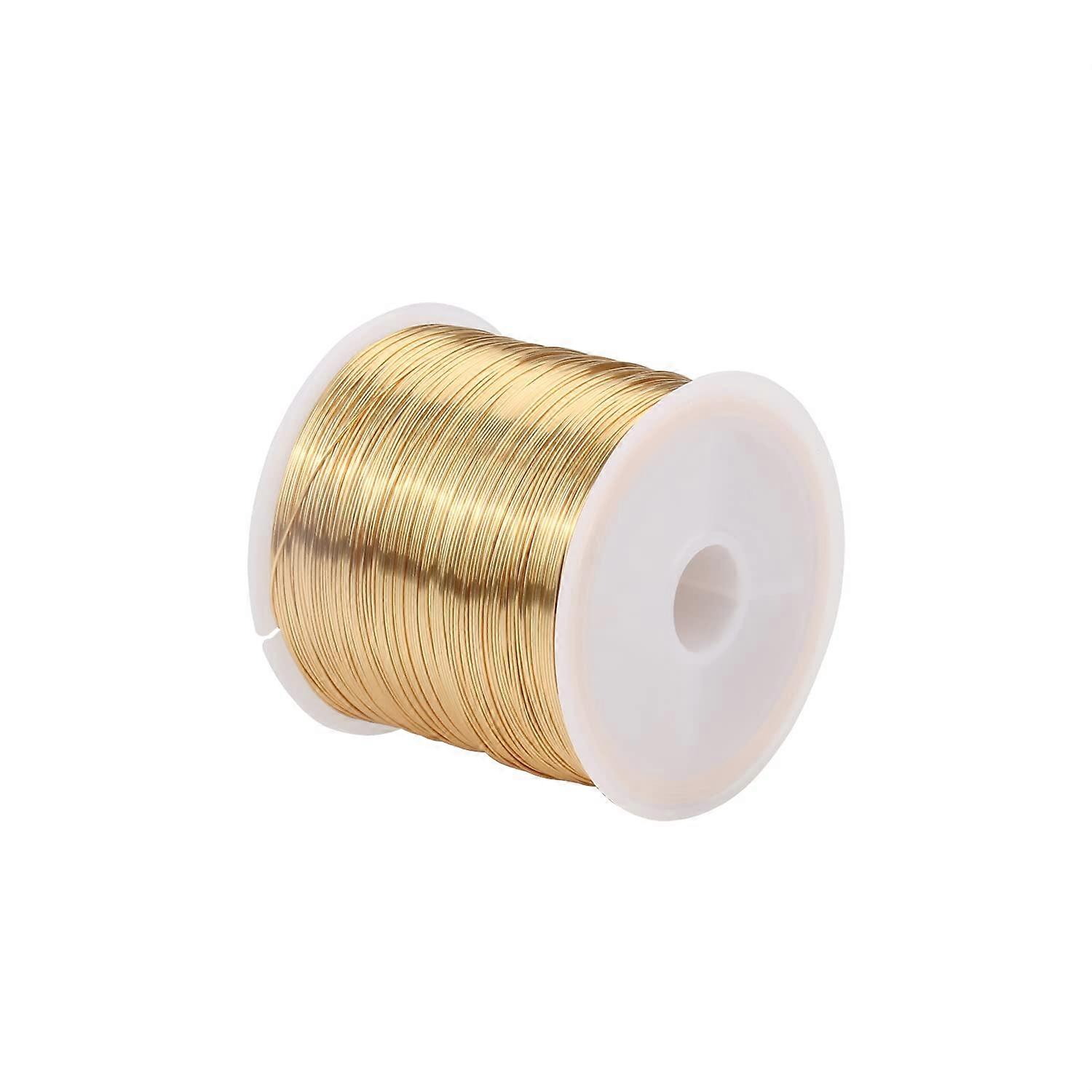 100 M/RolledSilver Colored Copper Wire, For Bracelet Necklace DIY Colorfast Beading Wire Cord Craft Making / KC D/0.4mm 0.4mm KC D