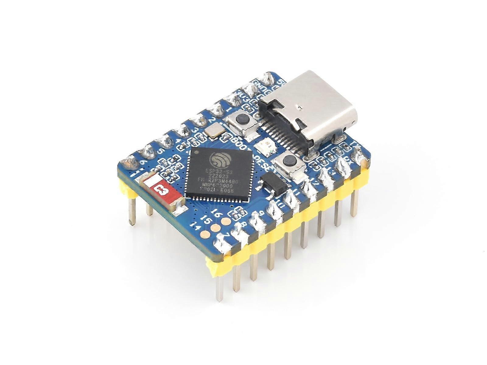 ESP32-C3 Mini Development Board with Pre-soldered Header, 160MHz Single-Core Processor, 2.4GHz WiFi, BT5, SMD Compatible