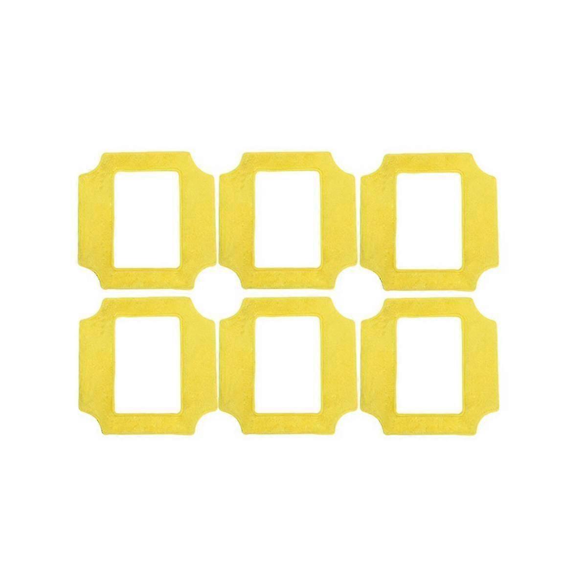 6pcs Universal Square Cleaning Wipes for Compatible Window Cleaning Robot Mop Cloths for Various Models