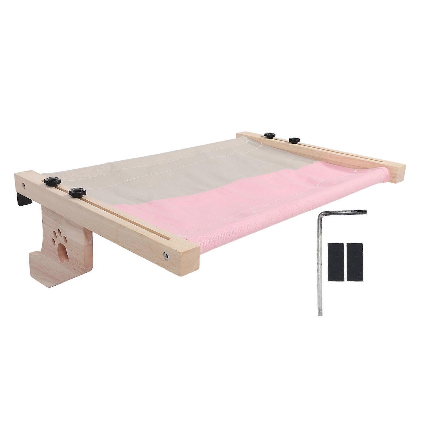 Cat Window Perch Space Saving Hook and Loop Fastener Comfortable Cat Window Hammock Bed for Windowsill Bedside
