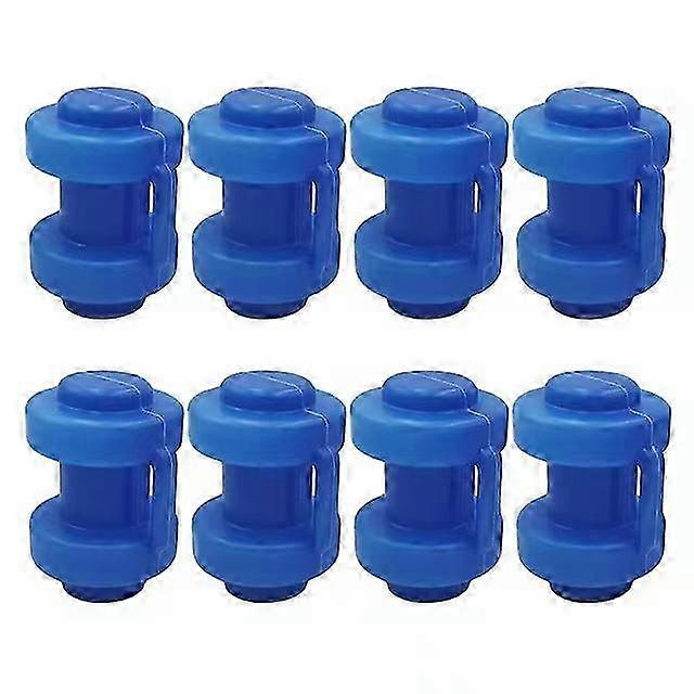 8 Pcs Trampoline Post End Caps For Trampoline Posts 25mm, Safety Net Replacement Parts