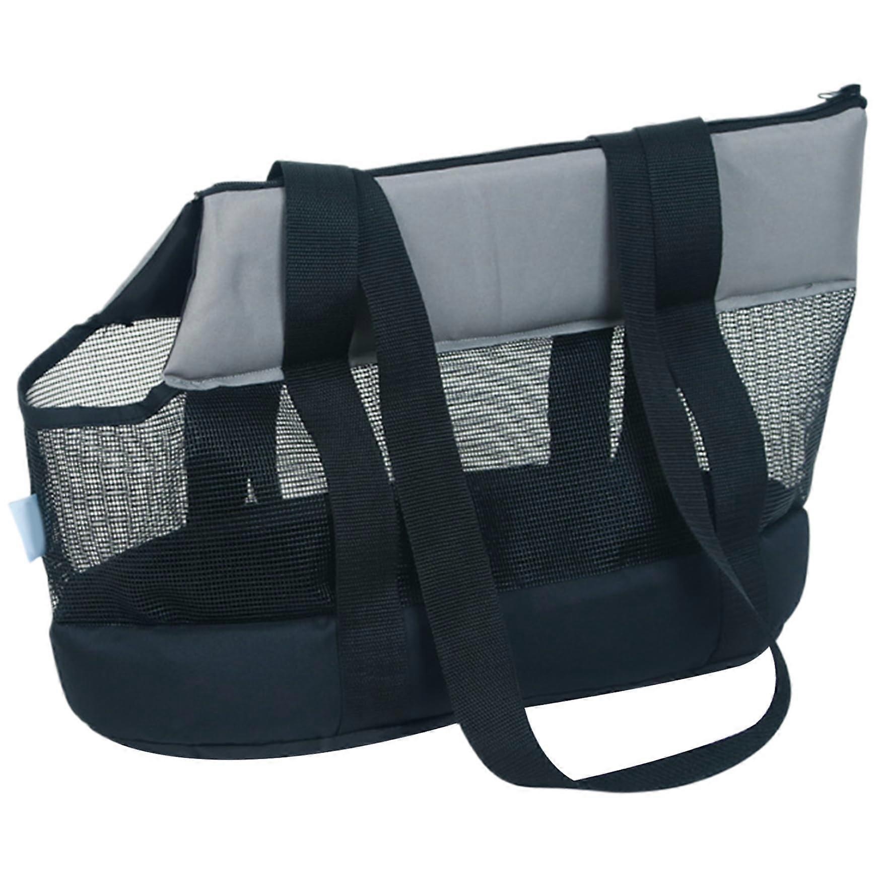 Dog Carrier, Breathable Mesh Pet Backpack for Cats and Small Dogs, Portable Travel Bag for Pets Up to 11 Pounds, Size L