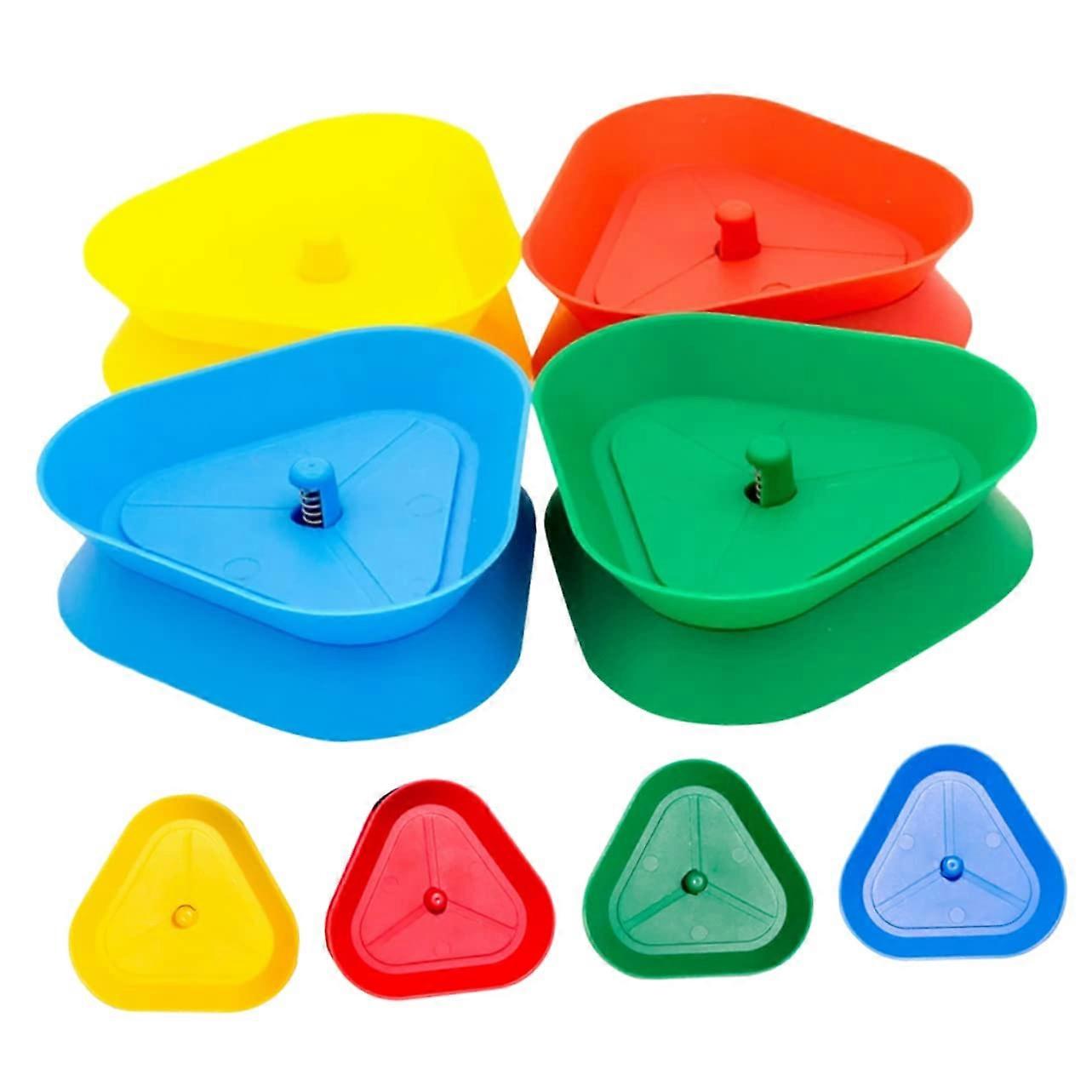 Lazy Card Cutter Card Stand Holder for Poker & Playing Cards - Triangular Plastic ABS Design, Game Accessories, 3-Pack