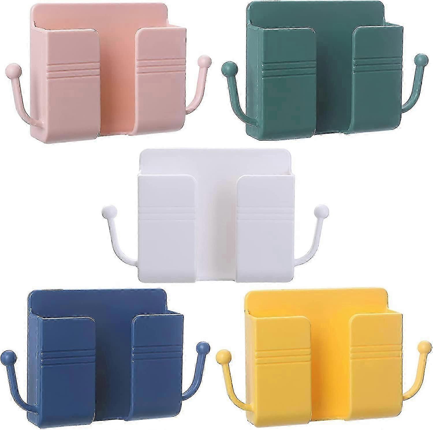 5 Pack Wall Mount Phone Holder With Hook