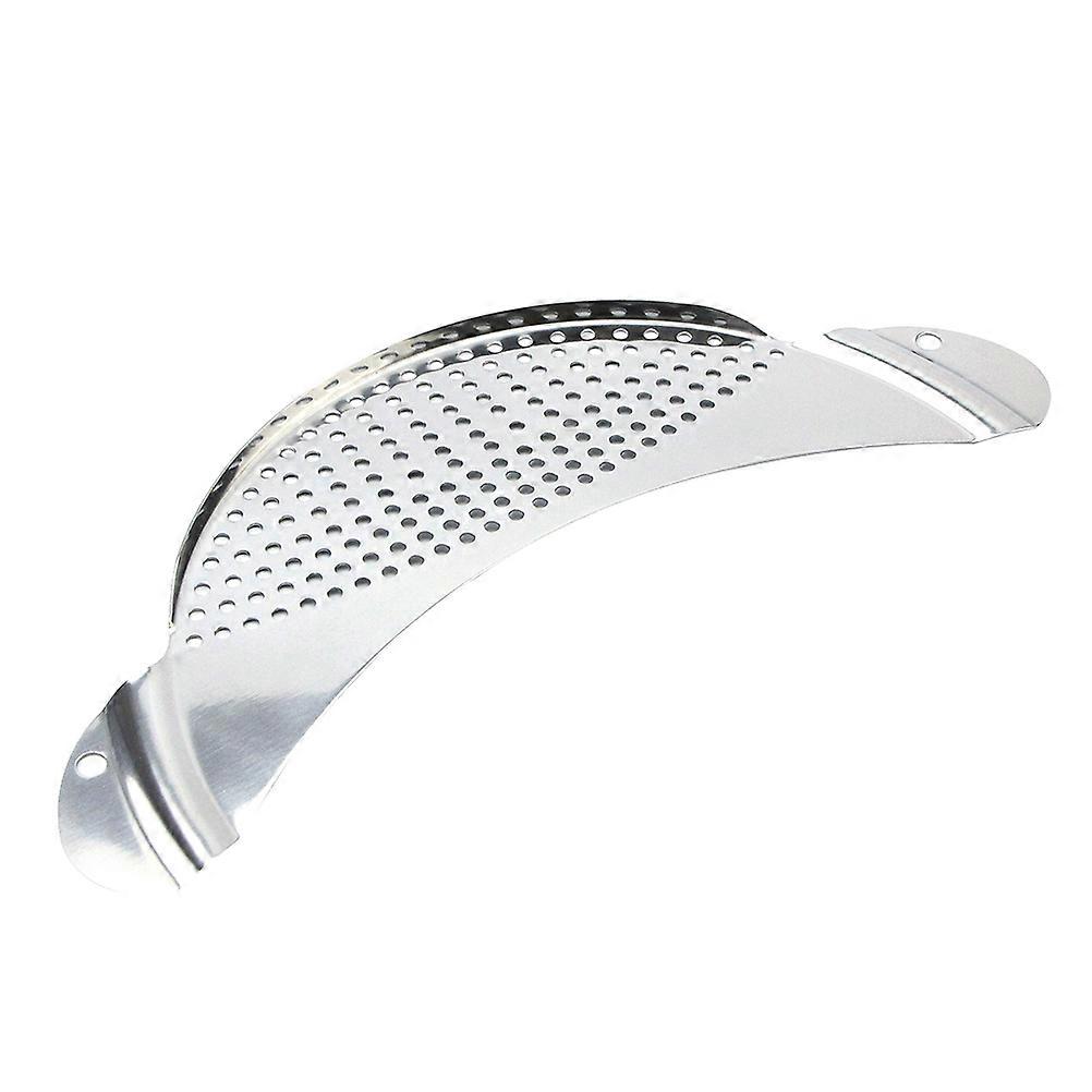 Pot Strainer Stainless Steel Pan Drainer for Pot Draining Silver