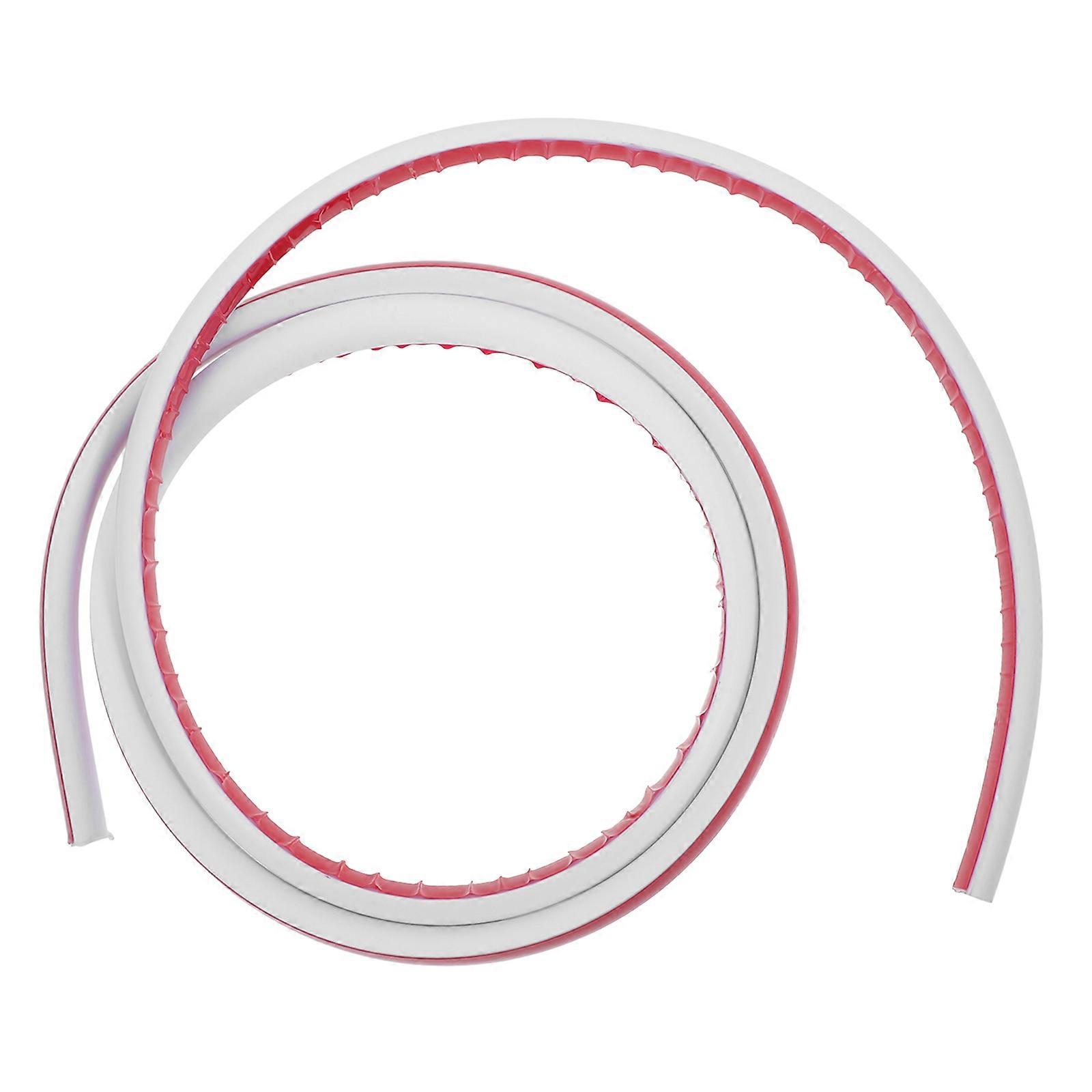 Flexible PVC Wall Corner Protector Trim for Bathroom, Bathtub, and Floor Tiles Self Adhesive, Easy Cut Home Improvement Solution