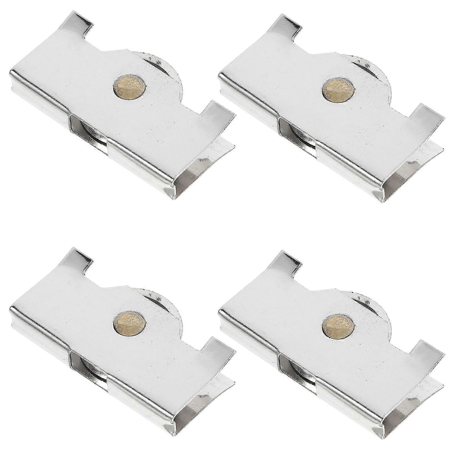 4pcs Sliding Door Roller Replacement Kit for Glass Doors – Smooth Operation, Versatile Wheels for Display Cabinets & Sliding Systems, Sleek Design