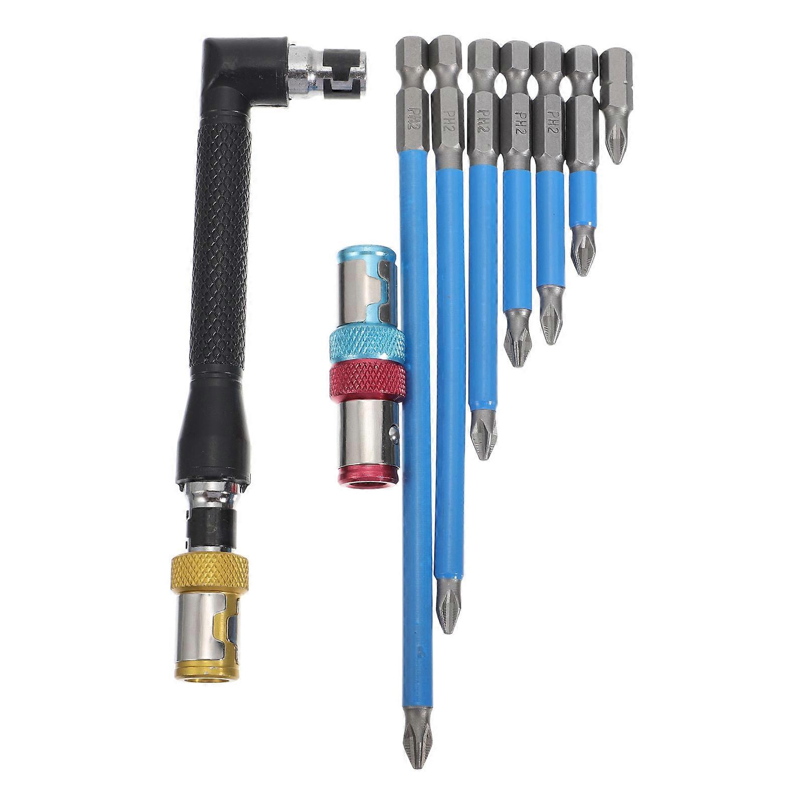 Screw Driver Tool Set Rechargeable Drill Repair Work Assorted Color 1Set