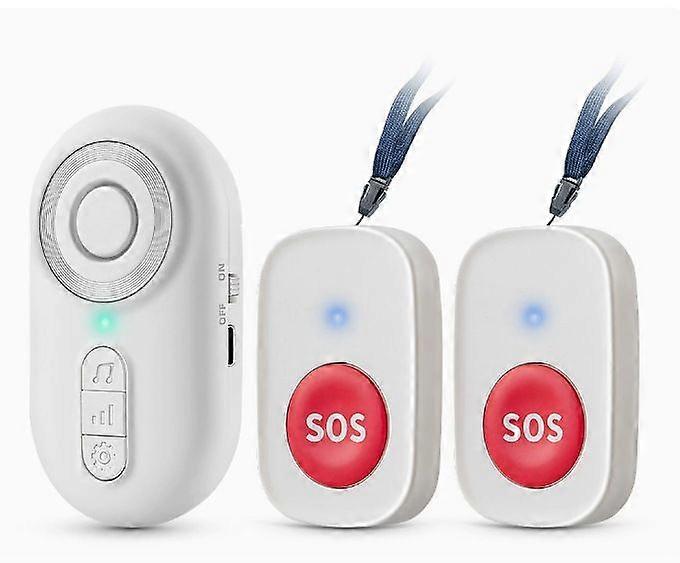 Caregiver Pager Wireless Nurse Call Buttons for Elderly Monitoring SOS Alert System Portable Alarm Call Bell