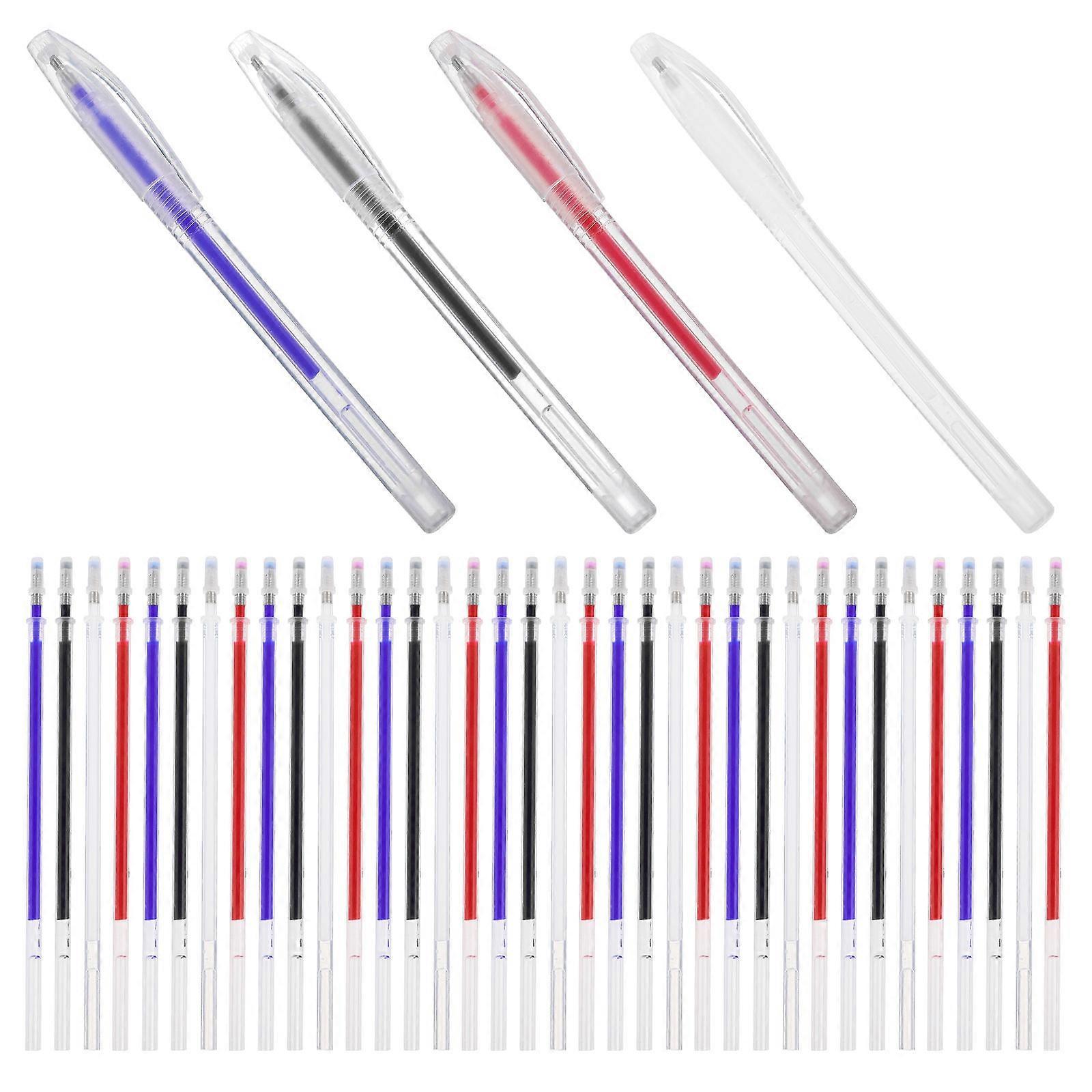 Sewing Marker Pen Heat Erase Pens for Fabric 4Sets Assorted Color Sewing Supplies