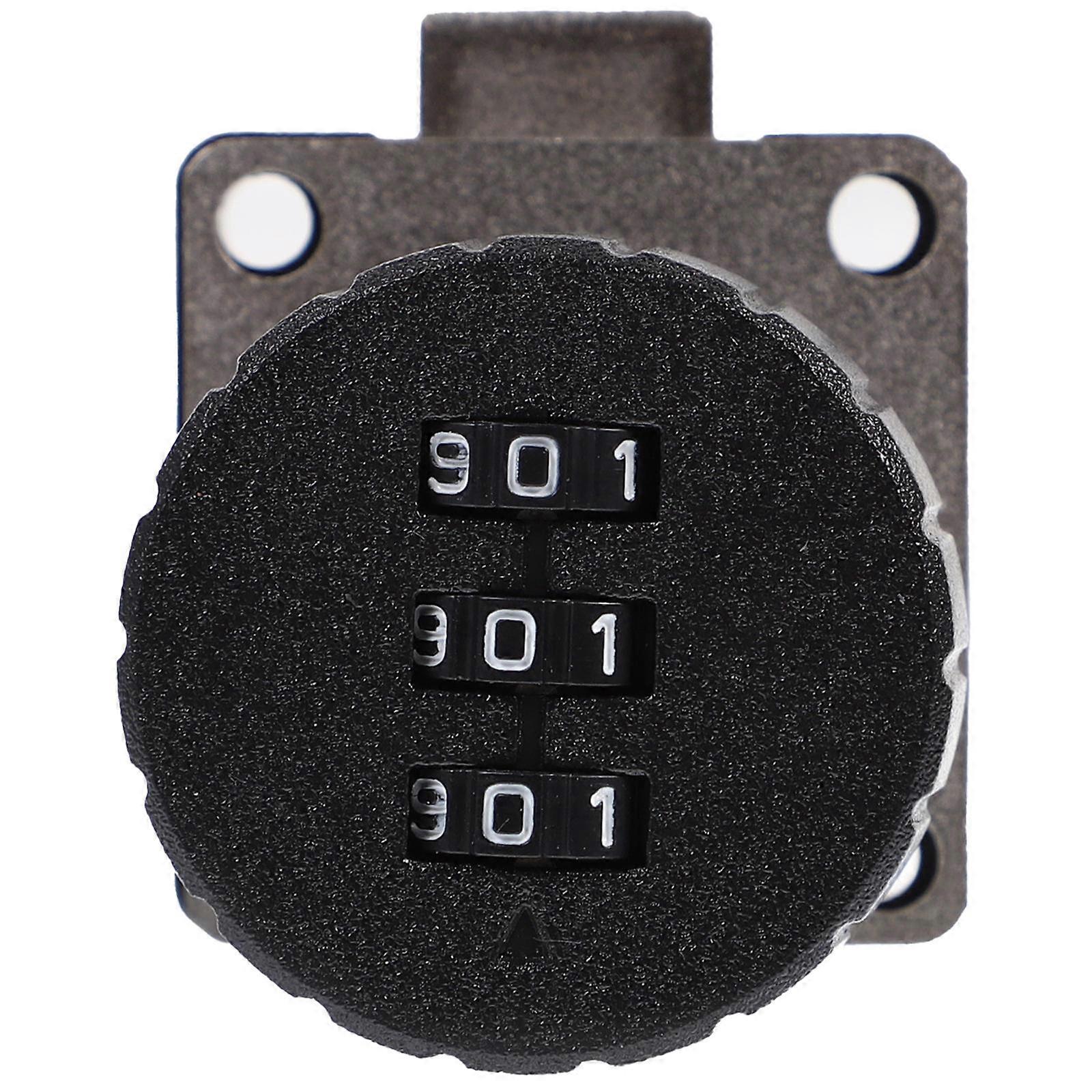 Code Lock Combination Lock For Cabinet Home Use Black 1Set Protect Privacy