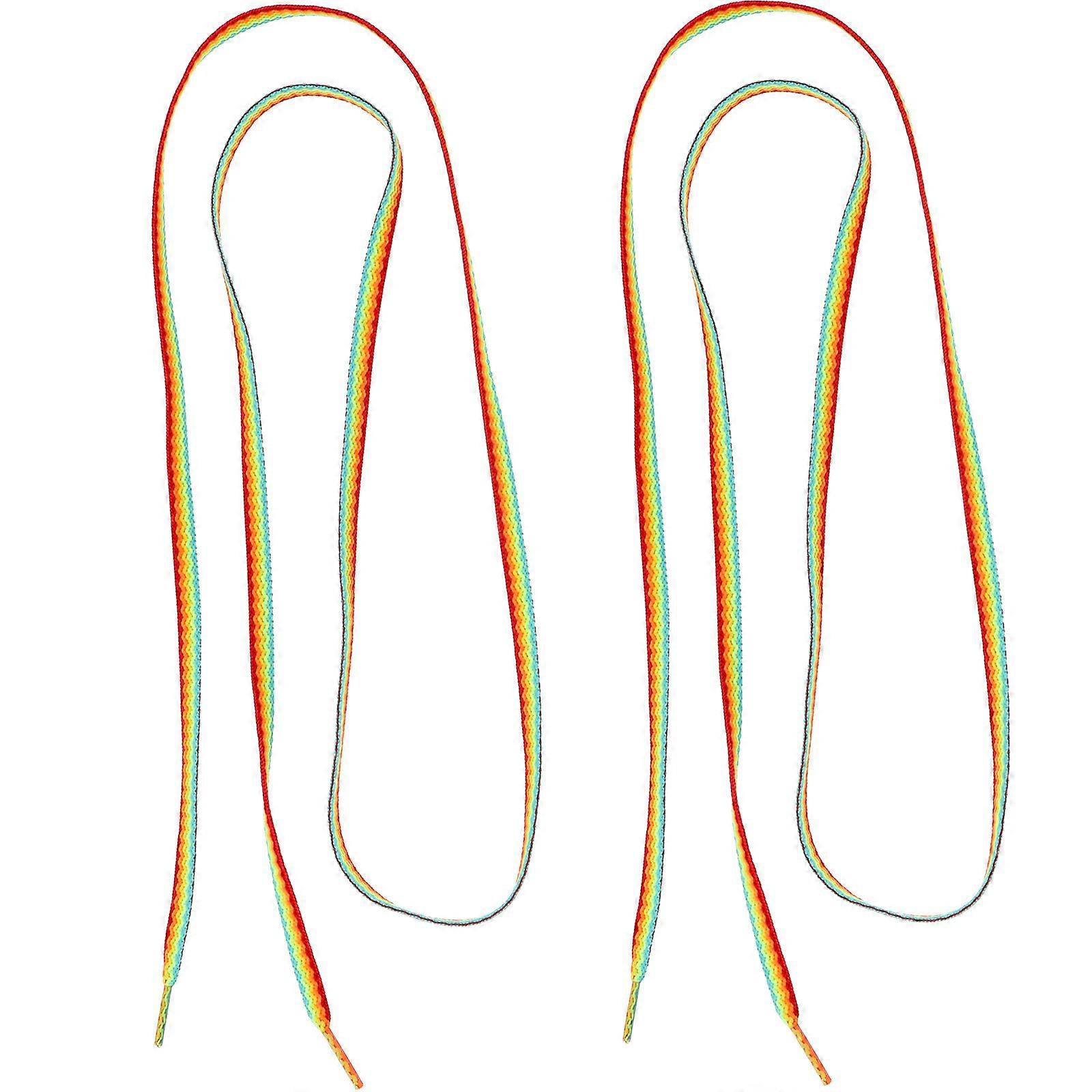 Fancy Flat Shoelaces For Hiking Boots Vigorous Style 160x1cm Strong 1 Pair
