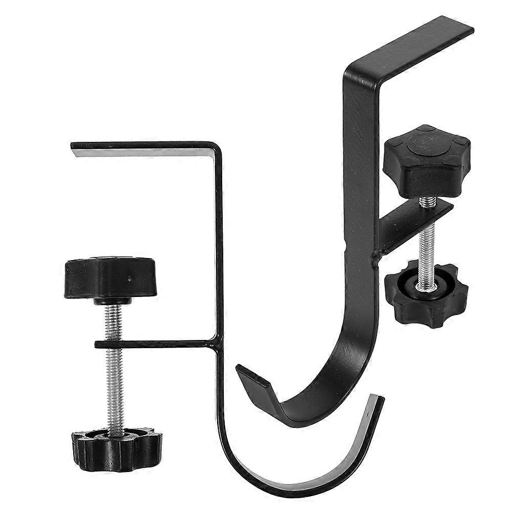 Schoolbag Hook Metal Stand for Desk Use 2Pcs Adjustable Table Side Holder