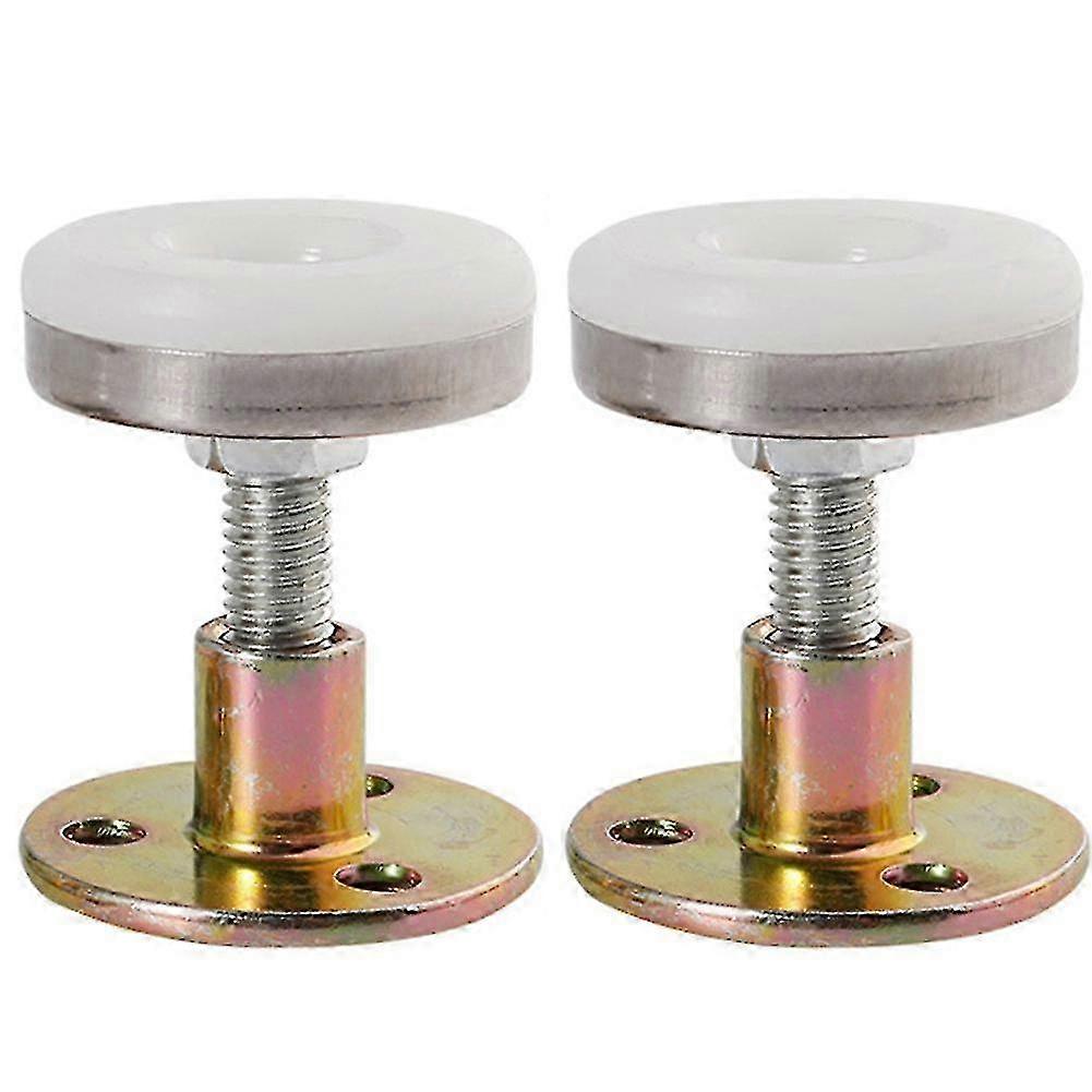 Threaded wall support tool for anti-shake bed frames