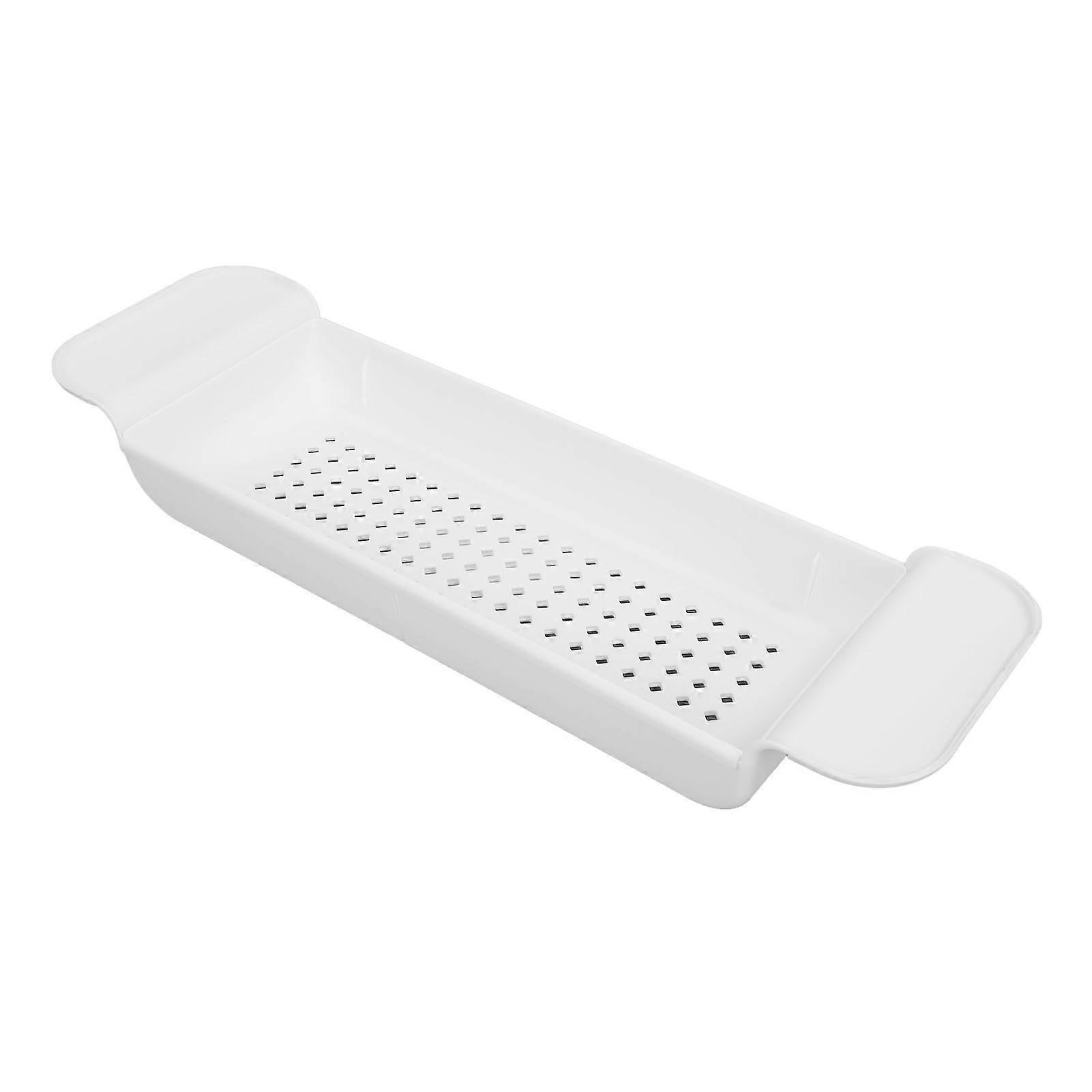 Expandable Bath Shelf Multi Function Storage Adjustable Bathtub Caddy Tray for Bathroom Washroom