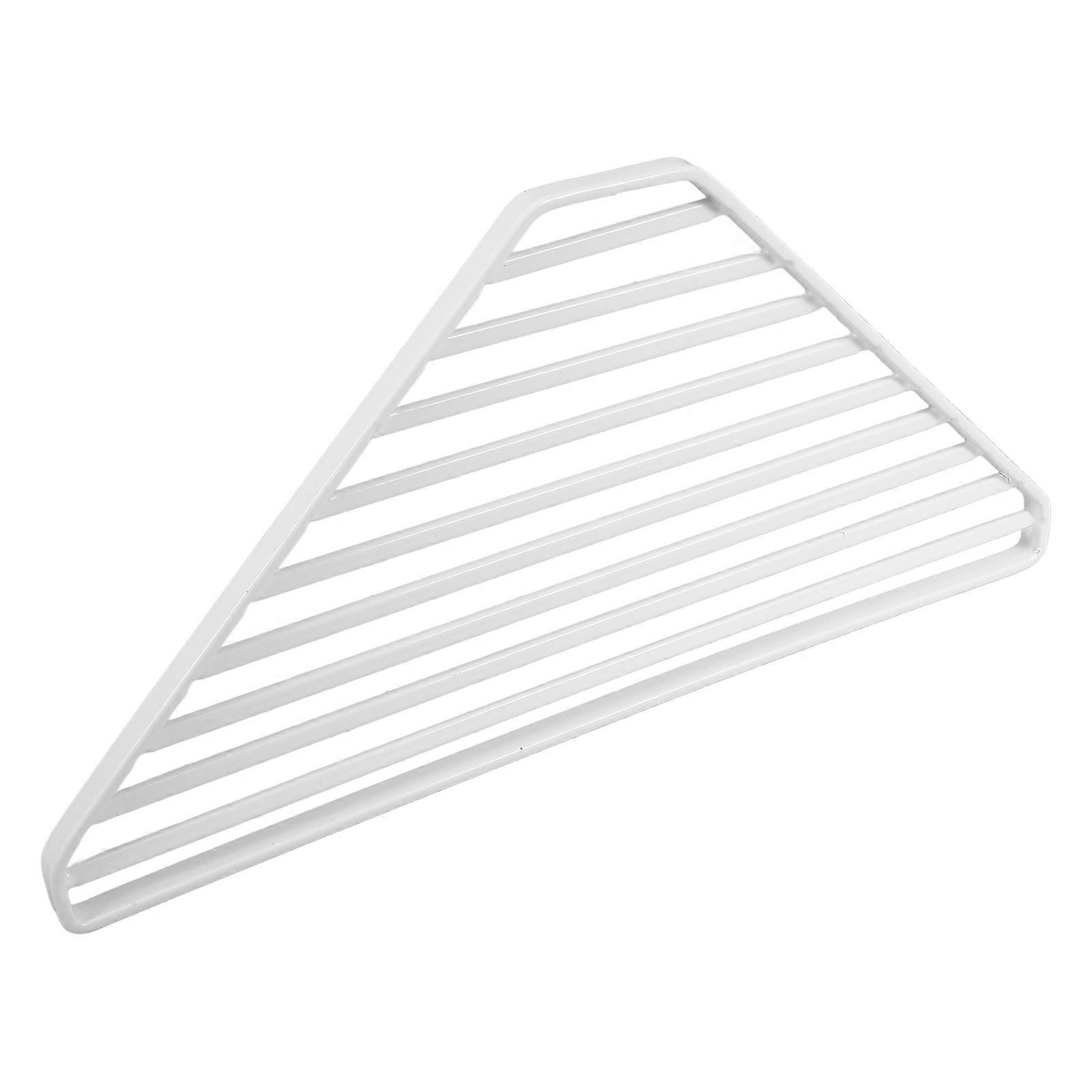 Dishes Drying Rack Triangular Sink Drain Storage Shelf Stable Rack Kitchen 29.80X15.00X1.00CM Drain 1Pcs