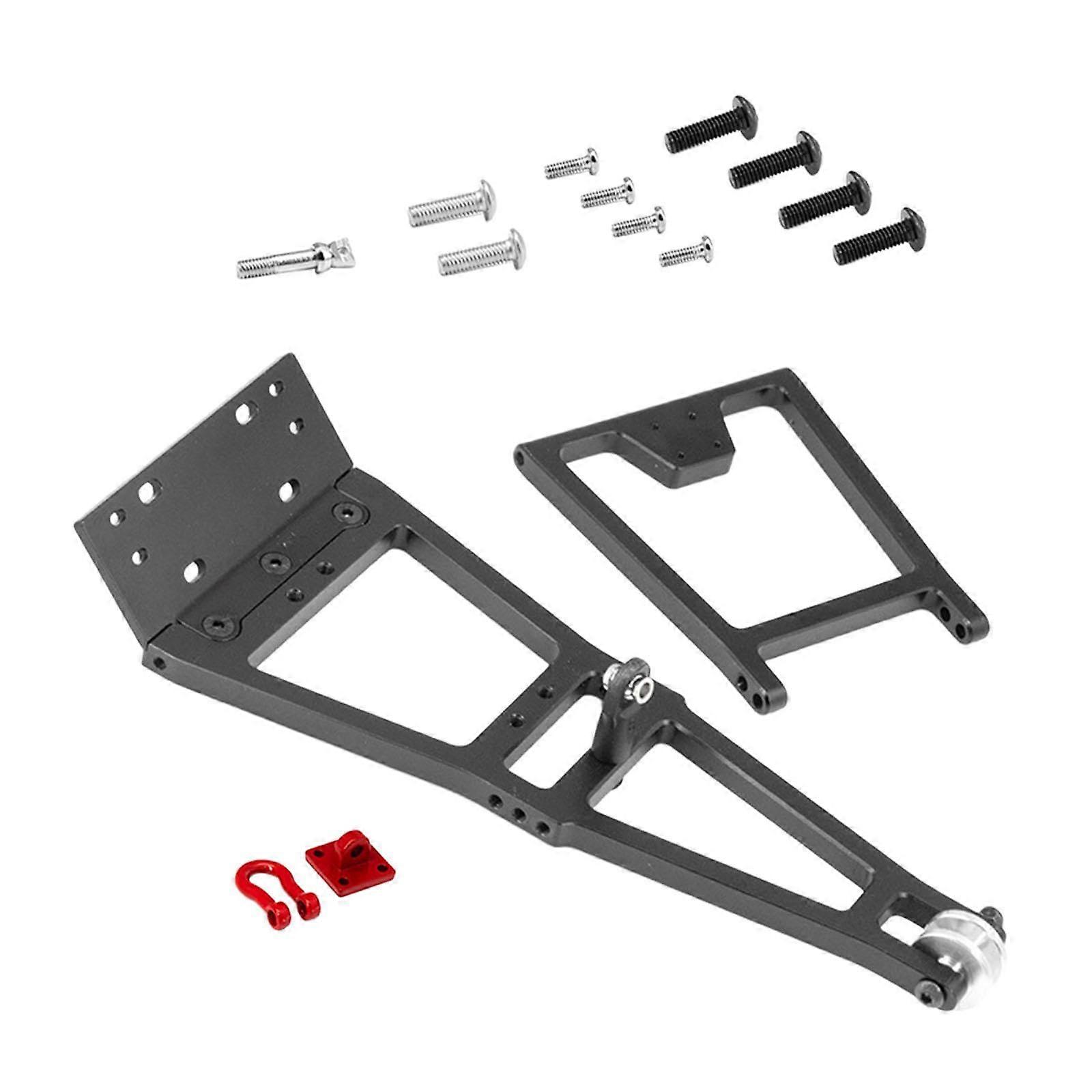 RC Auto Parts Truck Towing Crane Arm Towing Kit for 1/10 RC Crawler and Trailer Replacement Part RC Tow Truck Accessory Kit Black