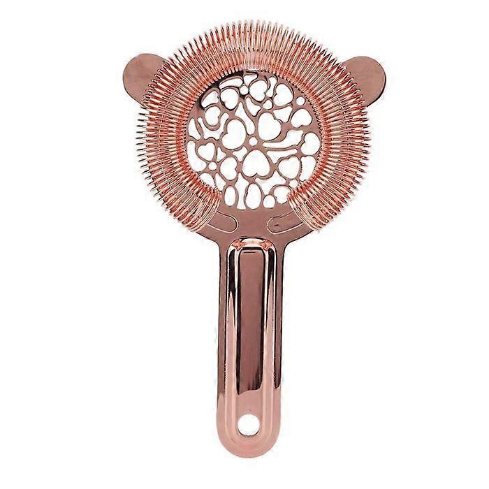 Rose gull rustfritt stål cocktailsil