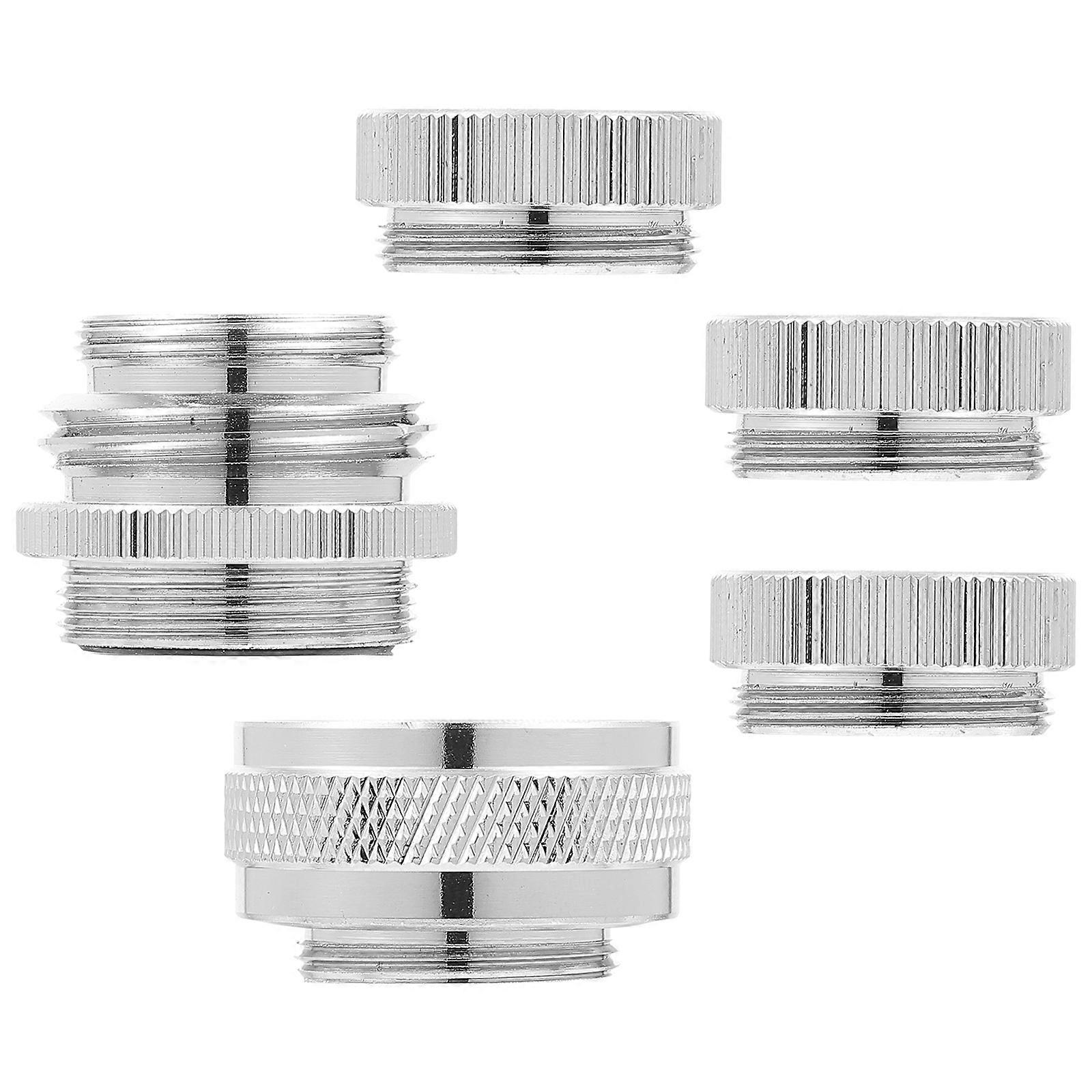 Kitchen Sink Pipe Adapters Faucet Adapters Attach Sink Sprayers Copper Material Durable Design For Garden .8X1.5CM 5Pcs
