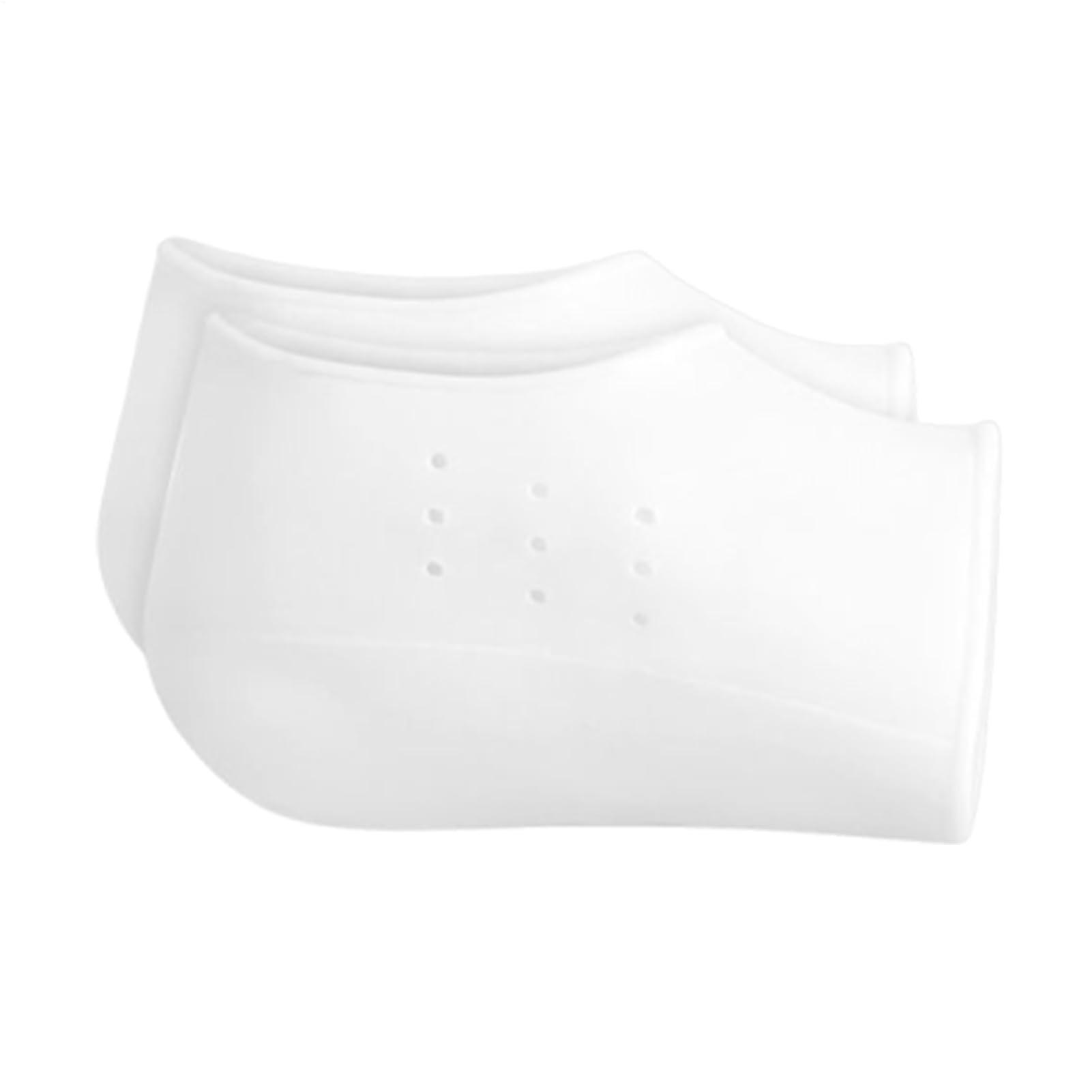 Silicone Heel Protector Insole Soft Gel Breathable Invisible White Insoles Height-Increase Daily Wear Discreet