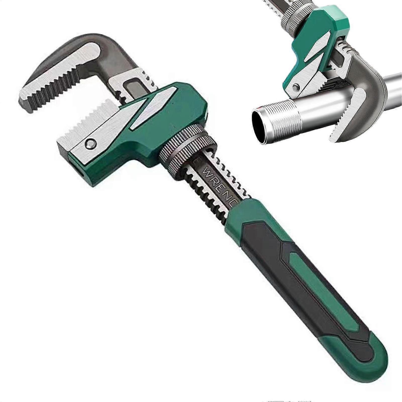 Wide Jaw Adjustable Wrench, F Type Heavy Duty Auto Tool, 22.64 Inches Long