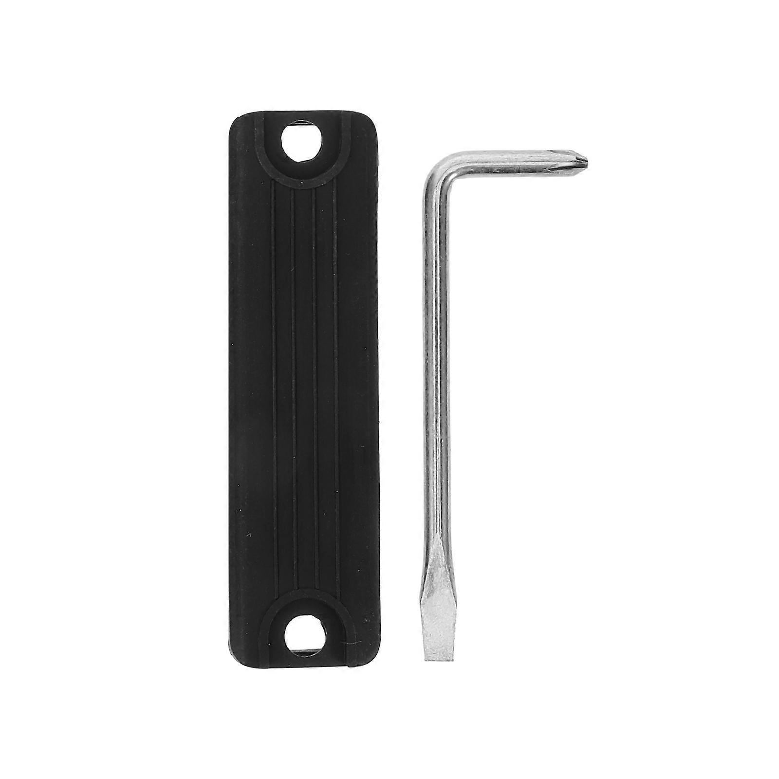 Car Trunk Door Handle Grip Cover Replacement for Back Door Rubber Iron Black Enhanced Durability 3.5inch