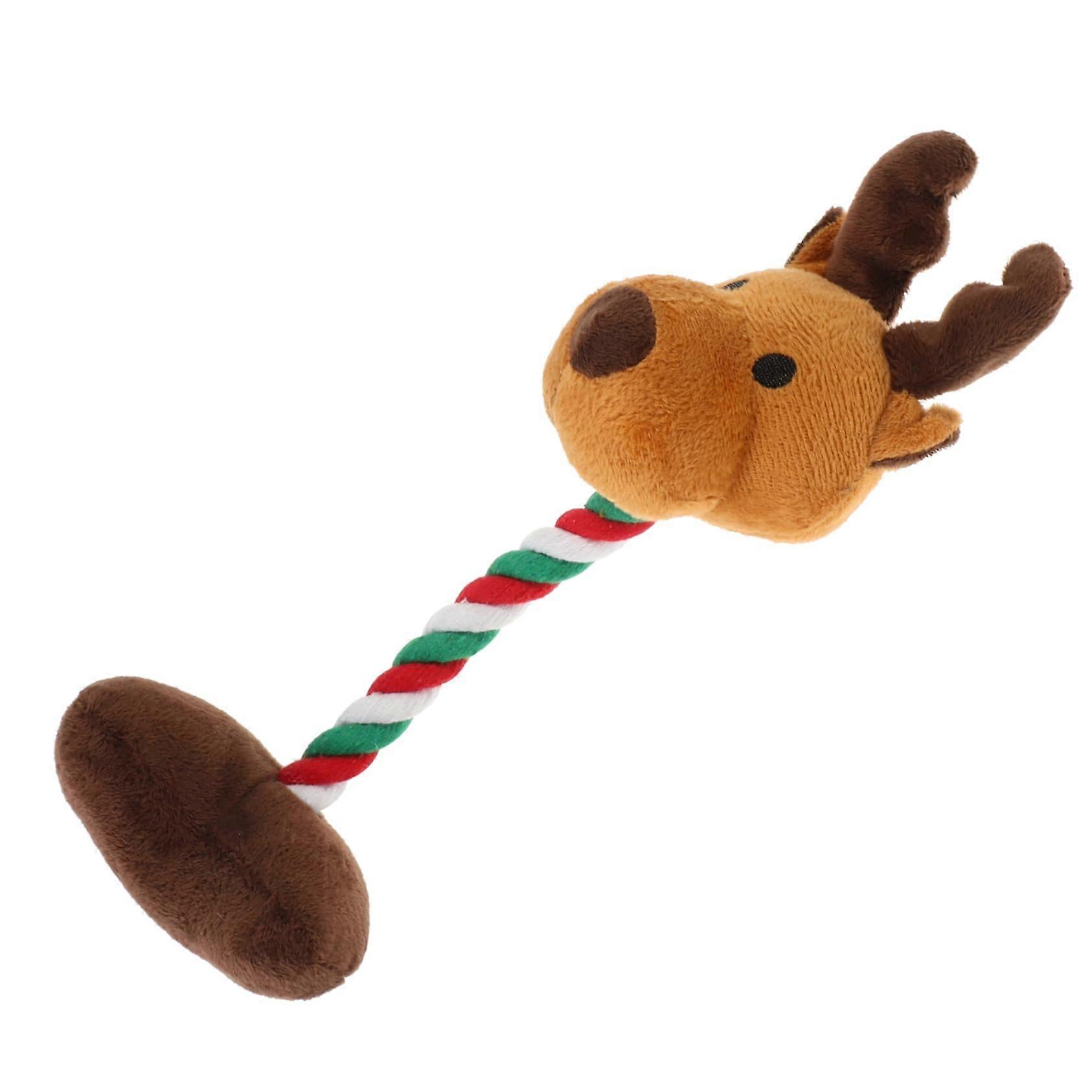 Xmas Dog Toy with Squeaker Function, Chew Toy for Dogs, Interactive Christmas Entertainment for Small and Medium Dogs, Durable