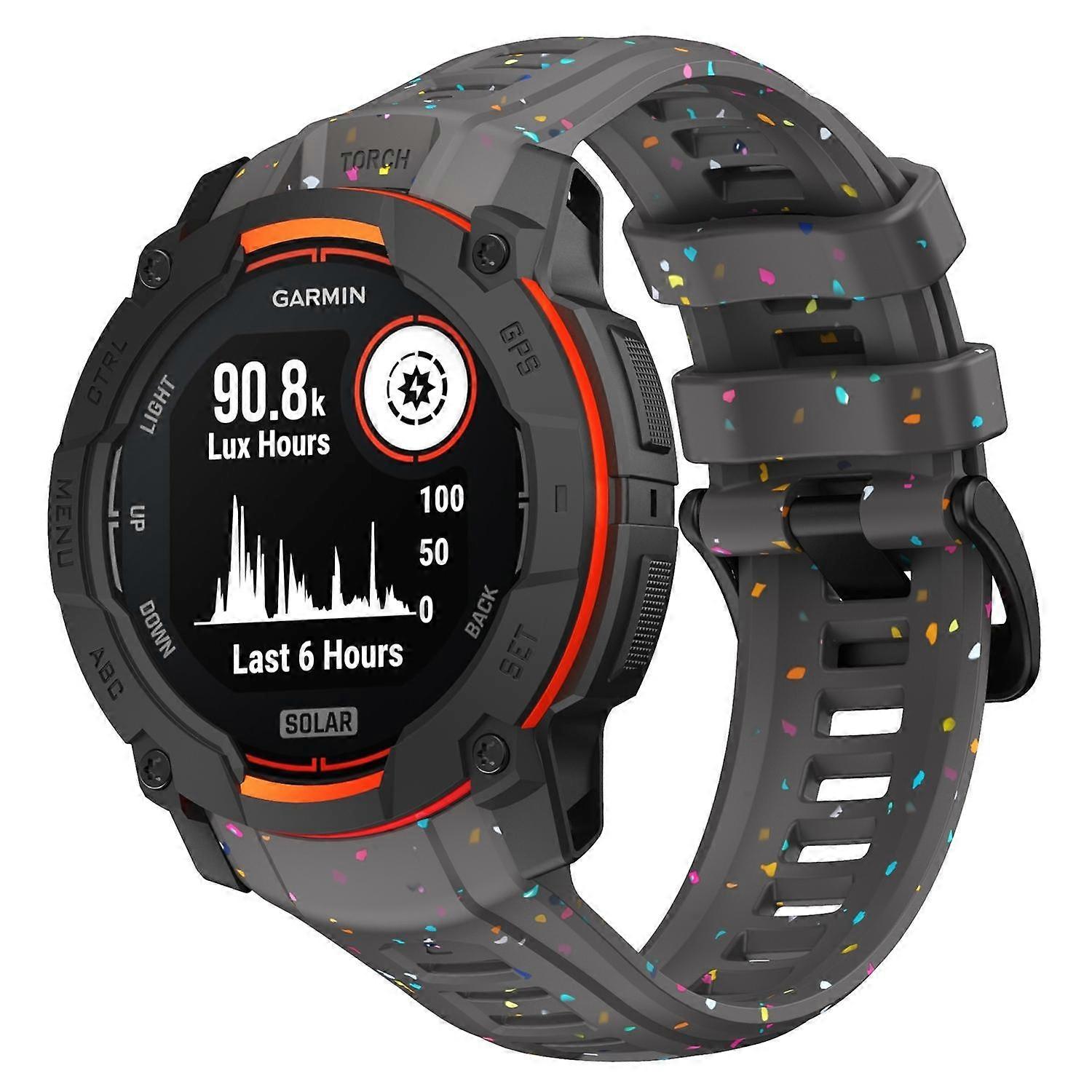 Silicone Strap For Garmin Instinct 3 AMOLED / Solar 50mm