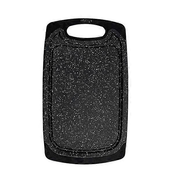 1-pack plastic cutting board, dishwasher-safe cutting boards with juice grooves, non-slip handle, non-slip, with sharpening surface for garlic