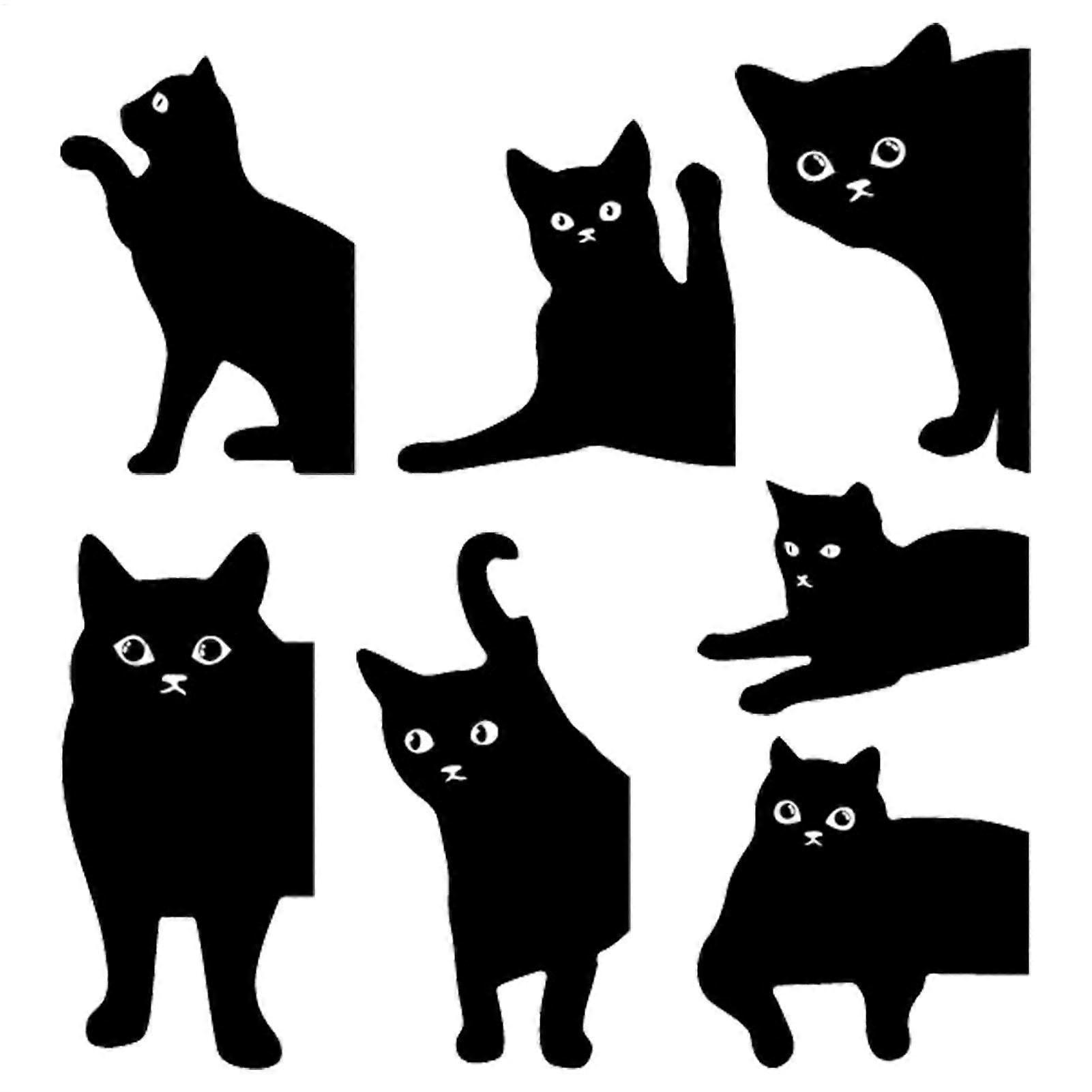 Magnetic Page Clips – 7 Pieces Cat Page Marker Clips, Magnetic Bookmark Clips Adorable Magnetic Cat Page Marker Set, Bookmarks for Book Lovers