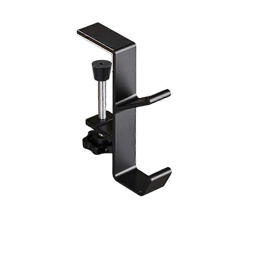 Desk Edge Hook Punch-Free Desk Hanger For Gaming Headset And Backpack Storage Under Counter Black