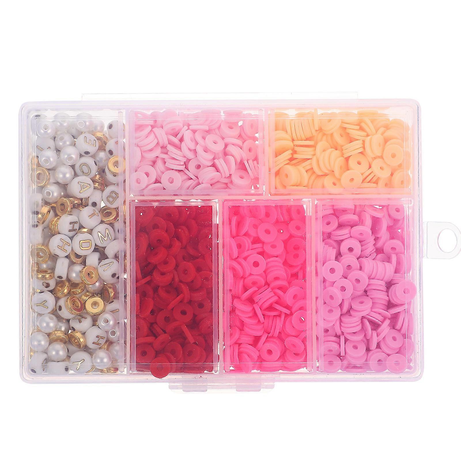 Clay Beads Strips Polymer Clay Bead Set For Handmade Activities Family Fun 1Set