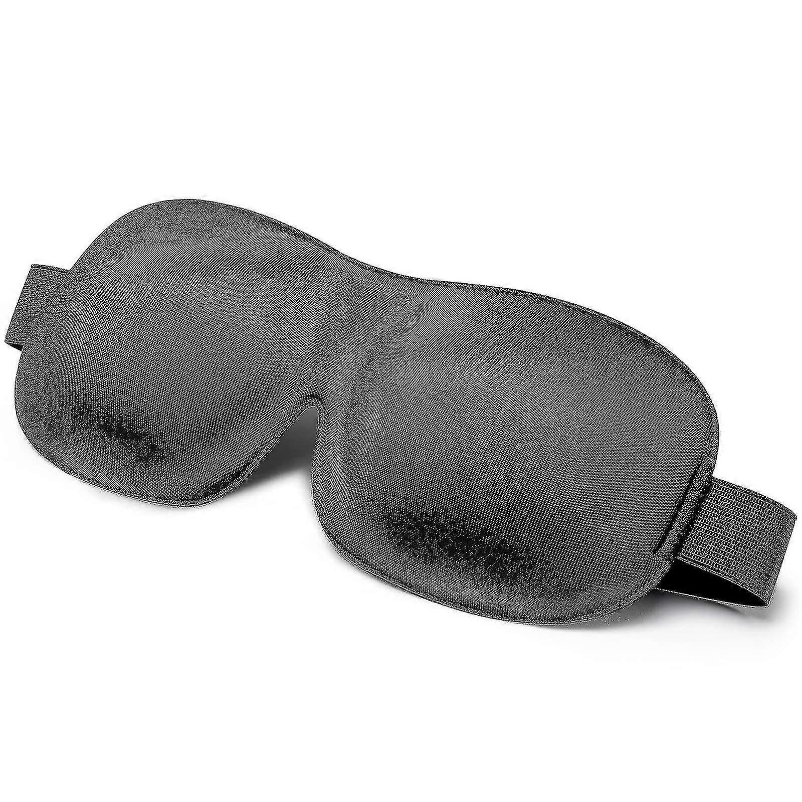 Sleep Mask For Women And Men, 3d Contoured Comfortable Ultra Soft Sleeping Eye Mask Adjustable Strap