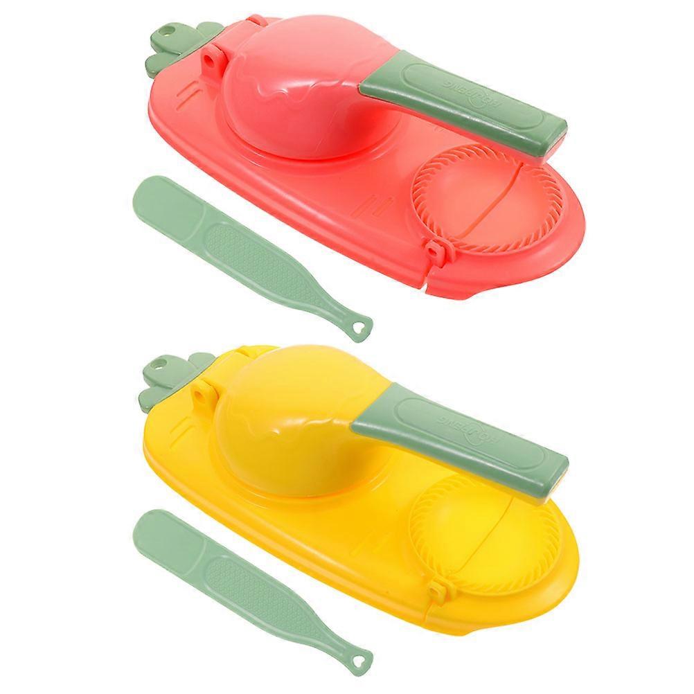 2 Sets Dumpling Presser Double End Dumpling Maker Dumpling Skin Presser Maker Kitchen Tools