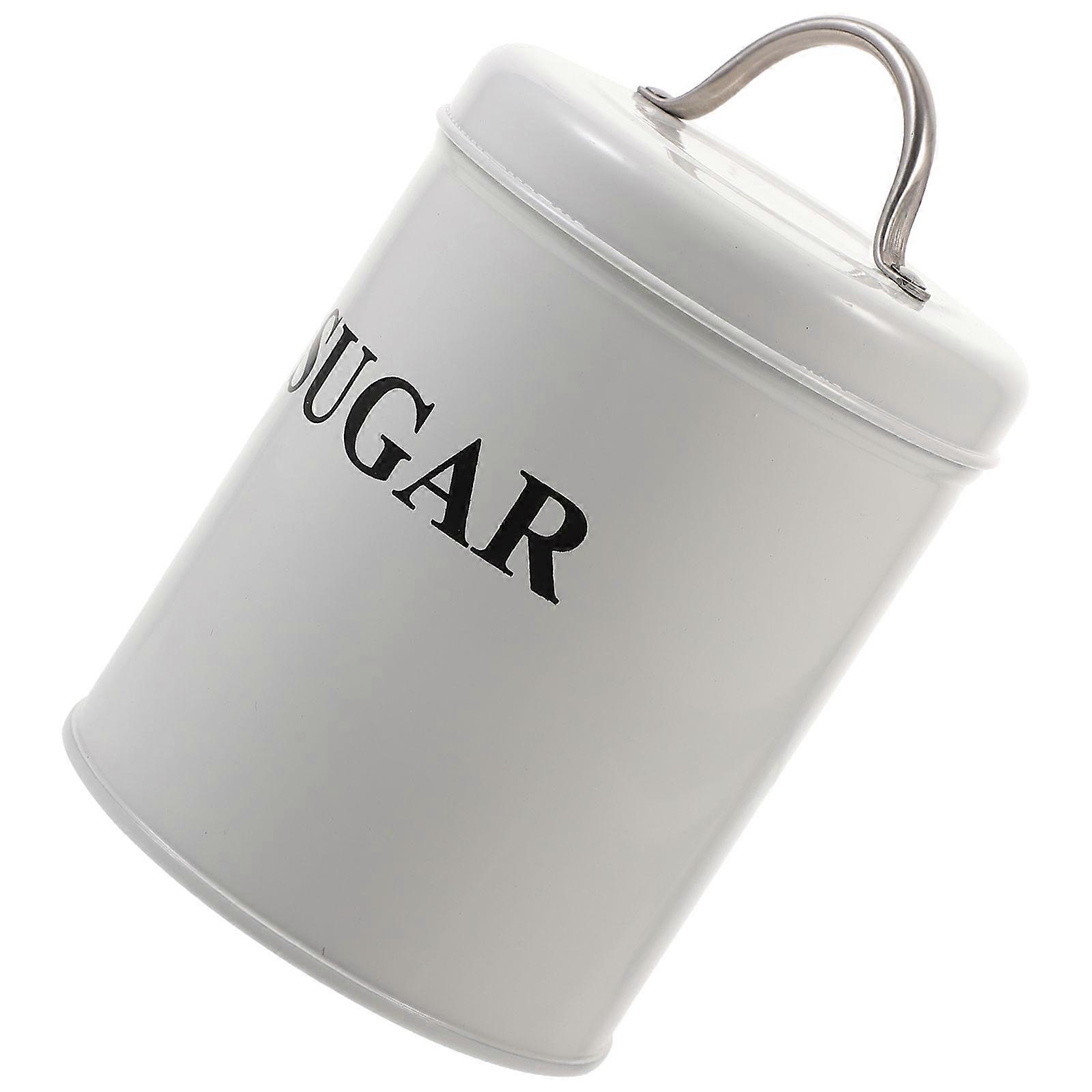 Preservation Food Canister Kitchen Organization Round Shape Simple Design 4.7×3.8×3.8in 1Set