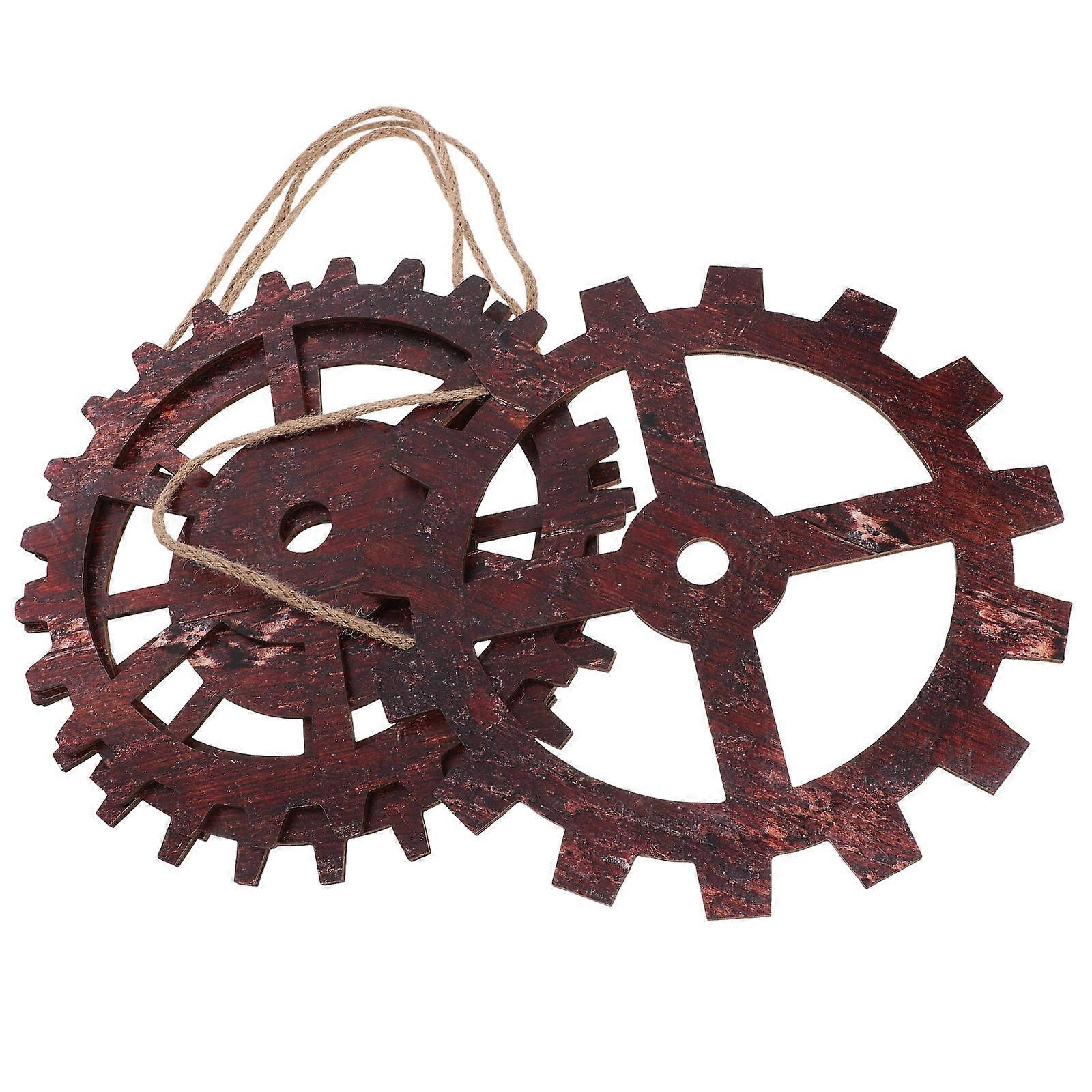 Hanging Decorations 4Pcs Ideal For Vintage Theme Party And Housewarming Gifts With Rustic Style And Round Shape