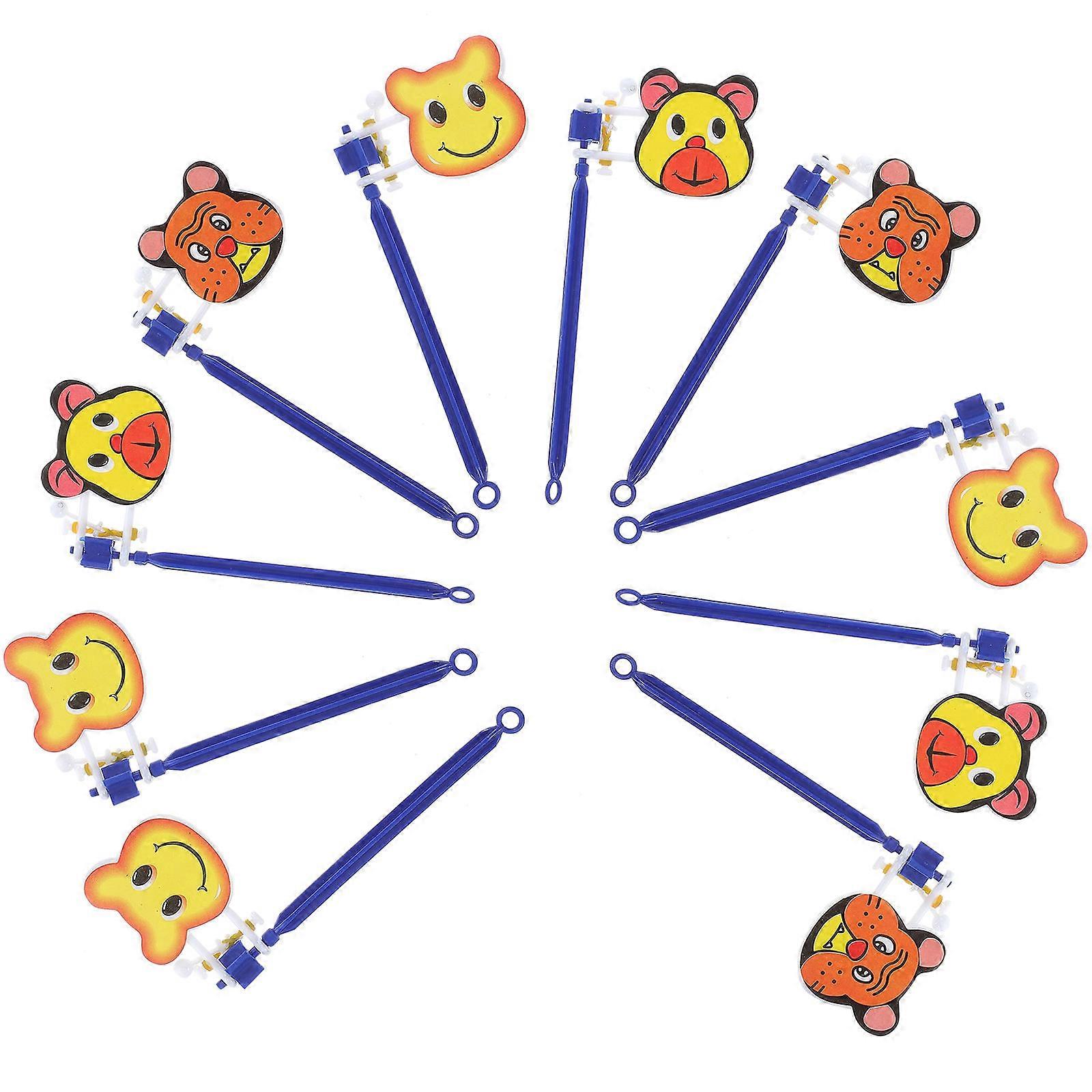 Noise Maker Hand Clappers Multi-Colored 14X5.8X0.5Cm Sound Production For Concerts 10Pcs