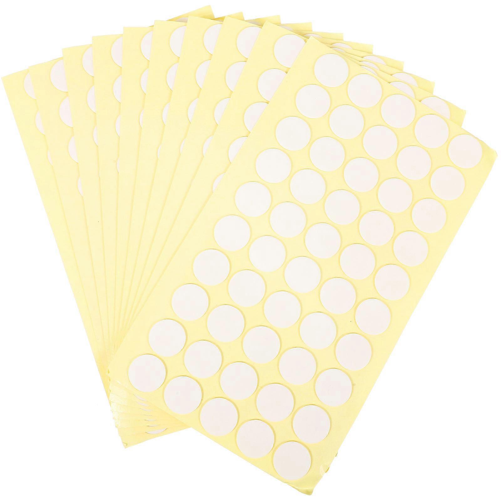 Removable Adhesive Dots for Decor Made of Acrylic Yellow Color No Trace to Tear Off 500 Pcs